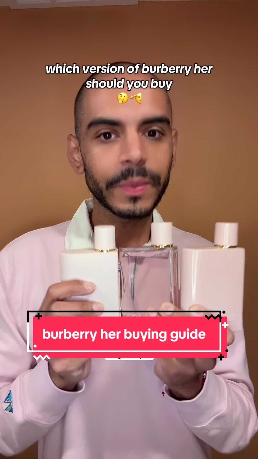 lmk in the comments if you want a more detailed breakdown 💙💫 burberry her buying guide - which burberry her flanker is right for you? ty for sending original + intense @Burberry 💙😍 #perfume #fragrance #perfumetiktok #perfumetok #designerperfume #designerfragrance 