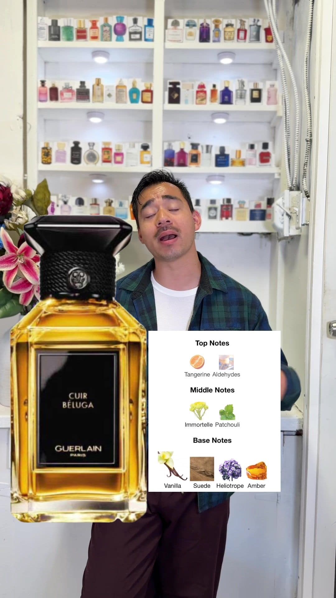 Cuir Béluga by Guerlain is a Leather fragrance for women and men. Cuir Béluga was launched in 2005. The nose behind this fragrance is Olivier Polge. #fragrancetiktok #colognes #fyp #perfumes #fragrance 