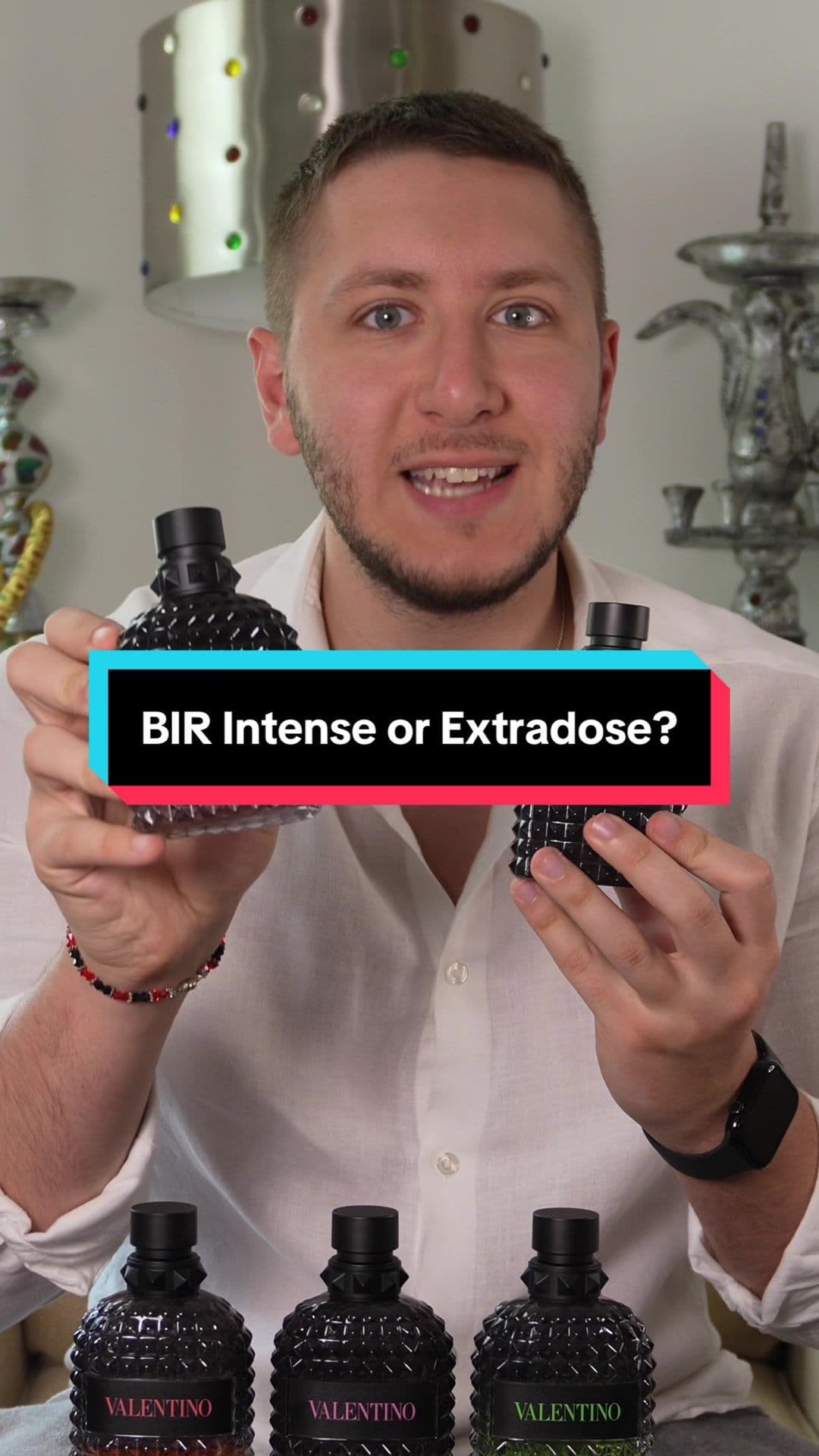 Valentino Born In Roma Intense v.s. Extradose 🫣 #fragrance #cologne #fragrancetiktok #colognetiktok 