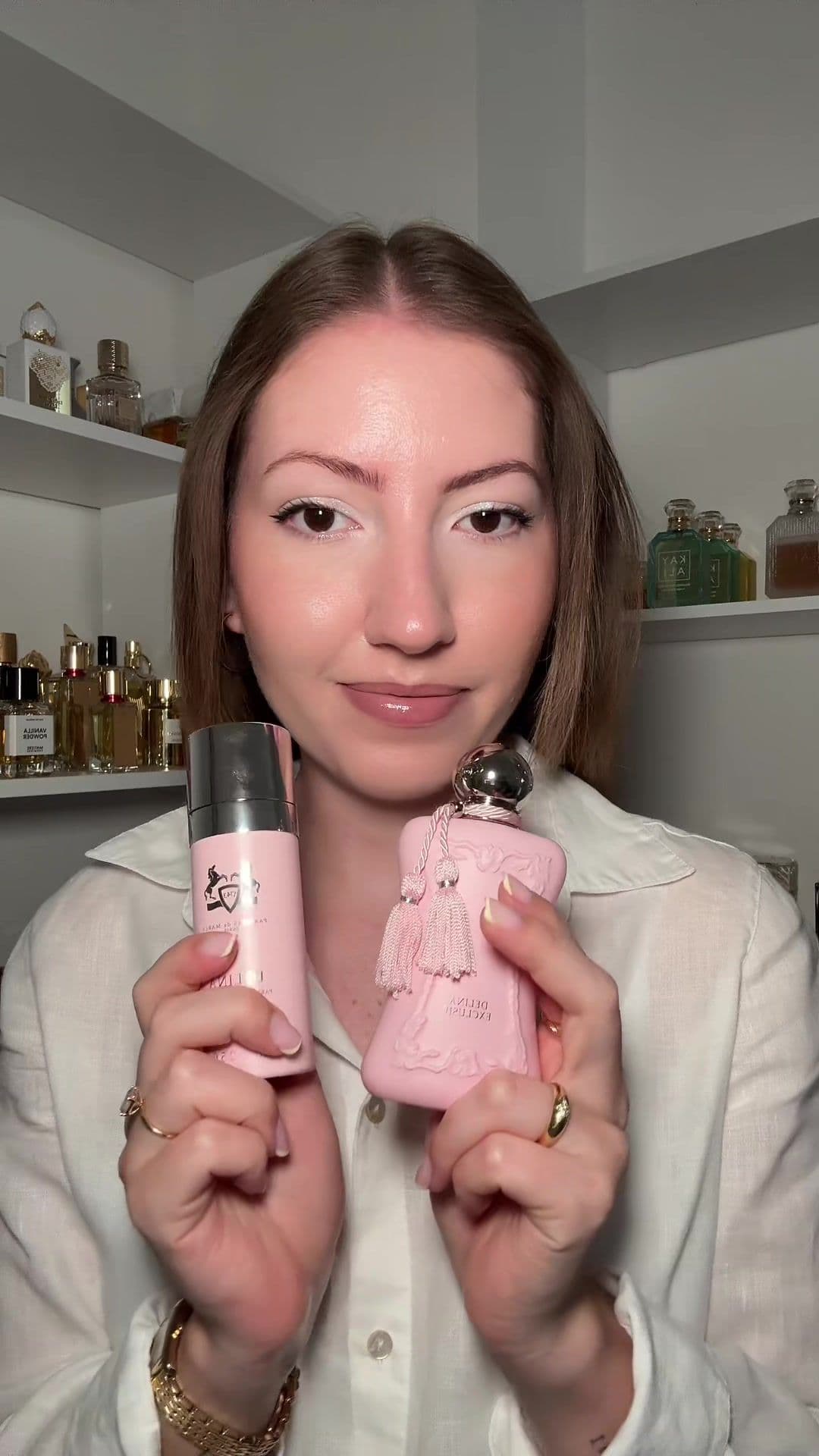 #perfume #perfumetok #perfumecollection #perfumerecommendations #perfumecheck #perfumetiktok #fragrancecollection #nichefragrance #nichefragrancelover #sotd #delinaexclusif #delinahairmist @Parfums de Marly 