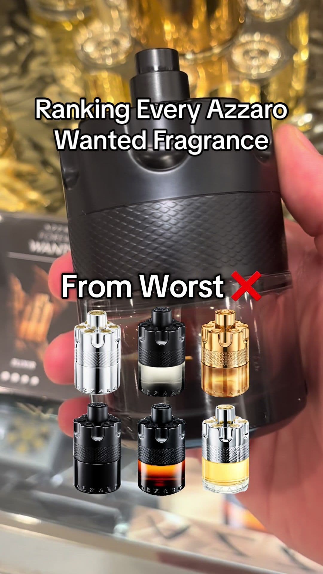 Lets Rank Every Azzaro Wanted Fragrance🏆 From Worst ❌To Best ✅ #azzaro #fragranceformen #fragrancetiktok #fragranceknowledge #jpg #themostwanted 