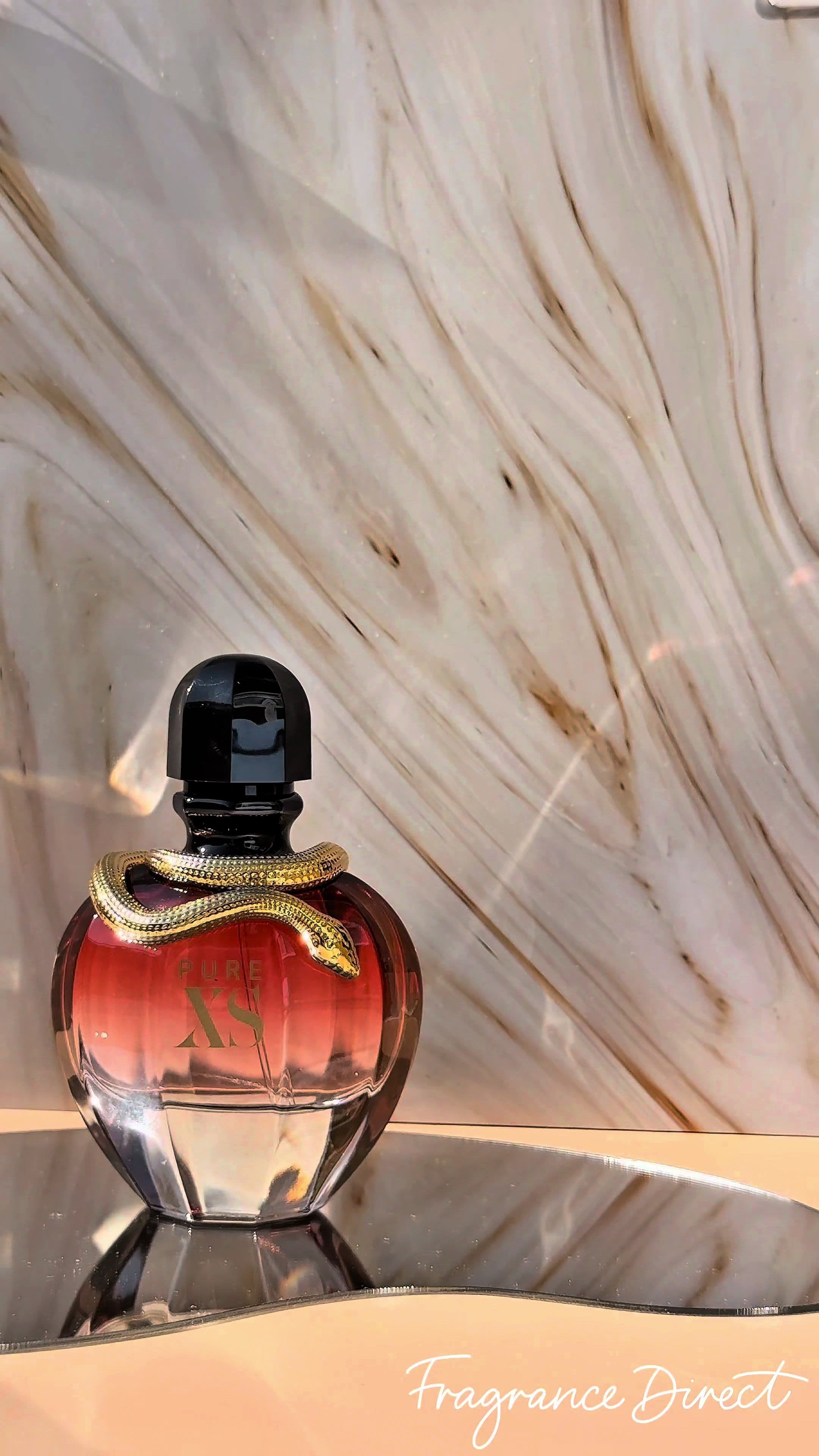 Rabanne Pure XS For Her 🐍💋 It's totally irresistable 💗 Adding it to my basket as we speak 🧺 #FragranceDirect #Rabanne #RabannePure #PerfumeCollection #WomensFragrance #WomensPerfume #PerfumeTok