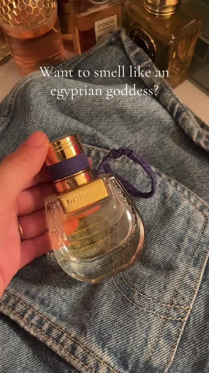 Want to smell like am egyptian goddess? #nomadenuitdegypte #nomade #chloe #nomadechloe #perfumetiktok #darkfeminineenergy #longlastingfragrance 