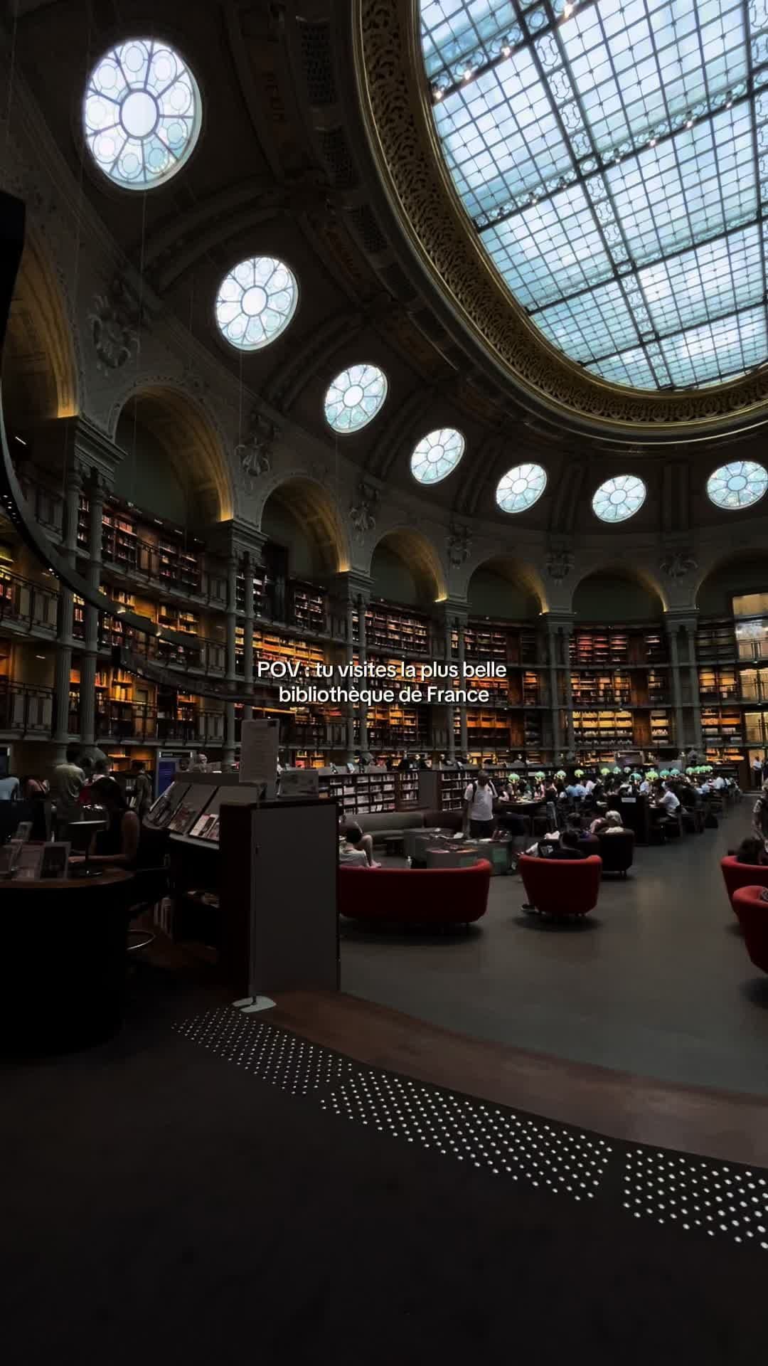 Et c’est gratuit !! Vraiment un incontournable à Paris de visiter cette bibliothèque qui est juste extraordinaire ✨ On se croirait dans un film  📍Bibliothèque Nationale de France, Site Richelieu  #paris #parisplaces #sortieparis #sortiraparis #paristravel #aesthetic #paristravelguide #paristips #visitparis #parisienne  Visiter Paris  Paris vlog  Must see Paris  Hidden gems Paris  Paris travel idea  Instagram spot Paris  Photo spot Paris  Spot photo Paris 