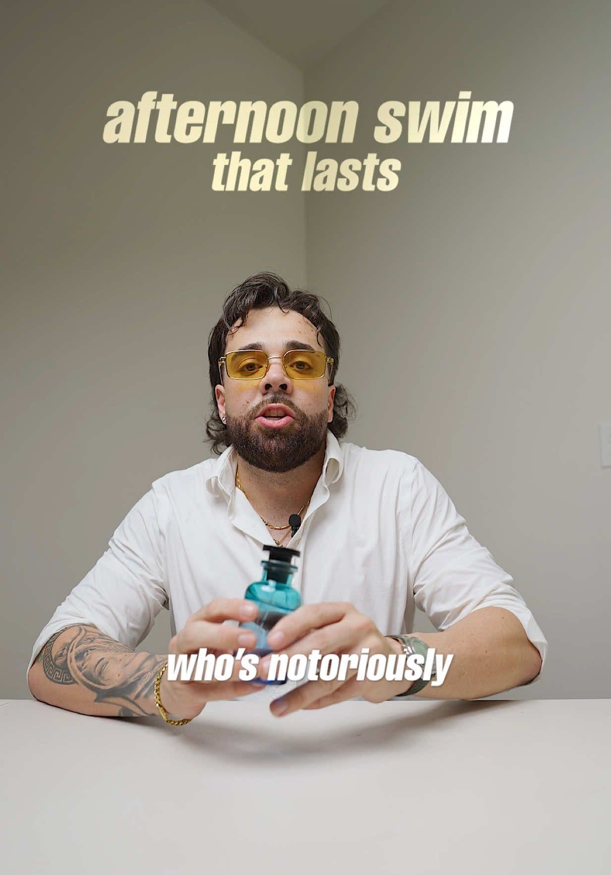 DXB by Mason Asrar clears afternoon swim on longevity 😳 #fragrance #fragrancetiktok #perfumetiktok #perfume #cologne #louisvuitton 