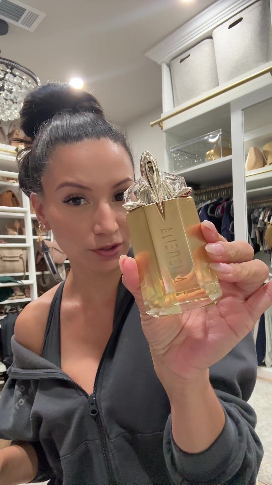 New perfume!! @Mugler #aliengoddess #giftedbymuglerfragrances 