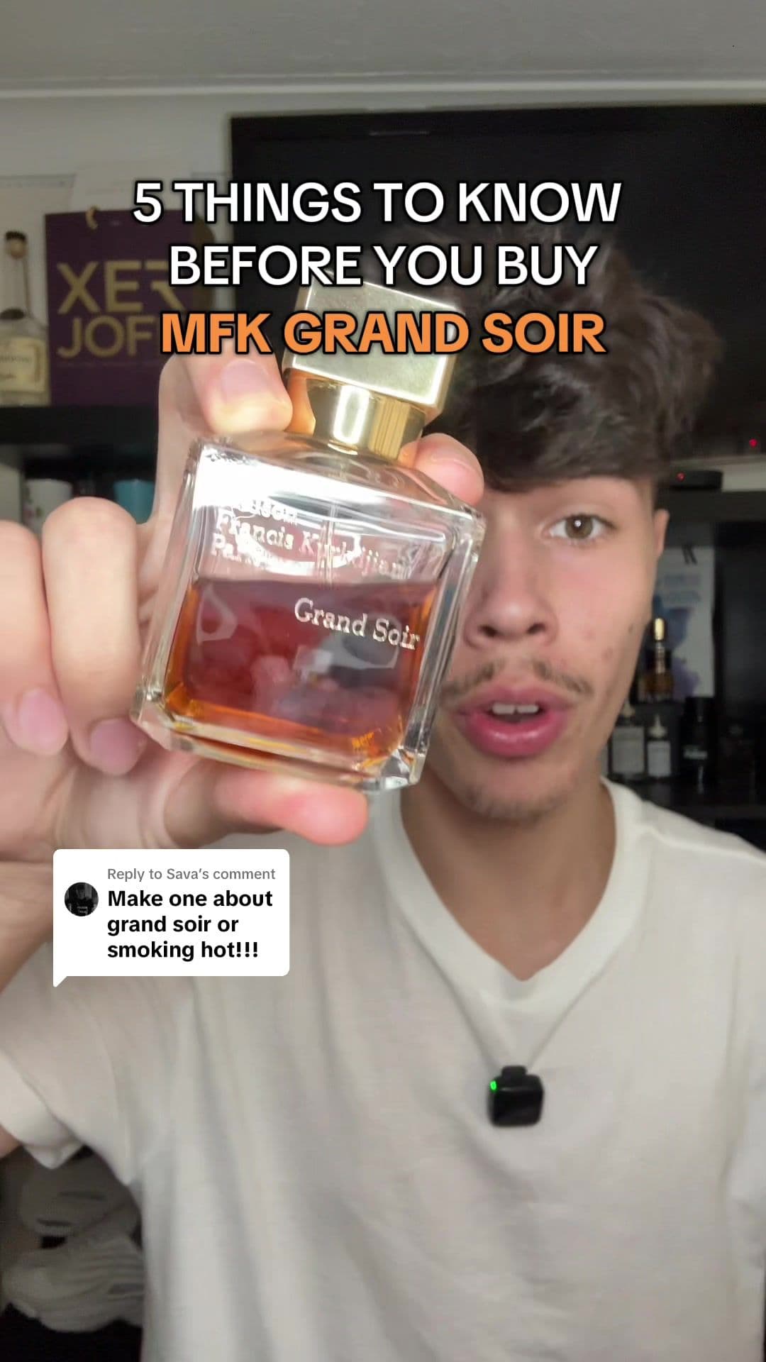 Replying to @Sava 5 Things to know before you buy MFK Grand Soir #fragrance #perfume #fragrancetiktok #mfk #perfumetiktok #beforeyoubuy #grandsoir 