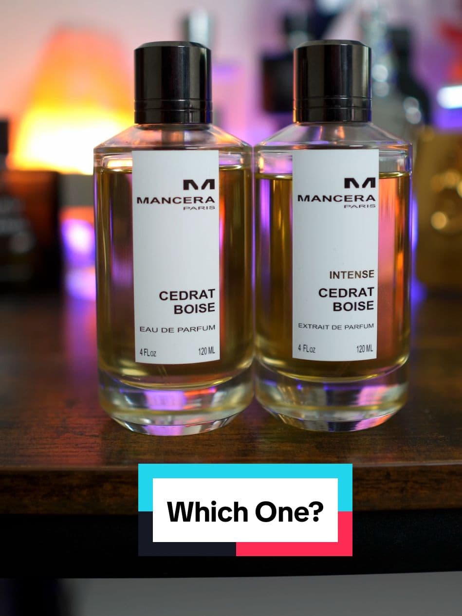 Mancera Cedrat Boise vs Cedrat Boise Intense #fragrance #cologne #perfume #mensfragrance 