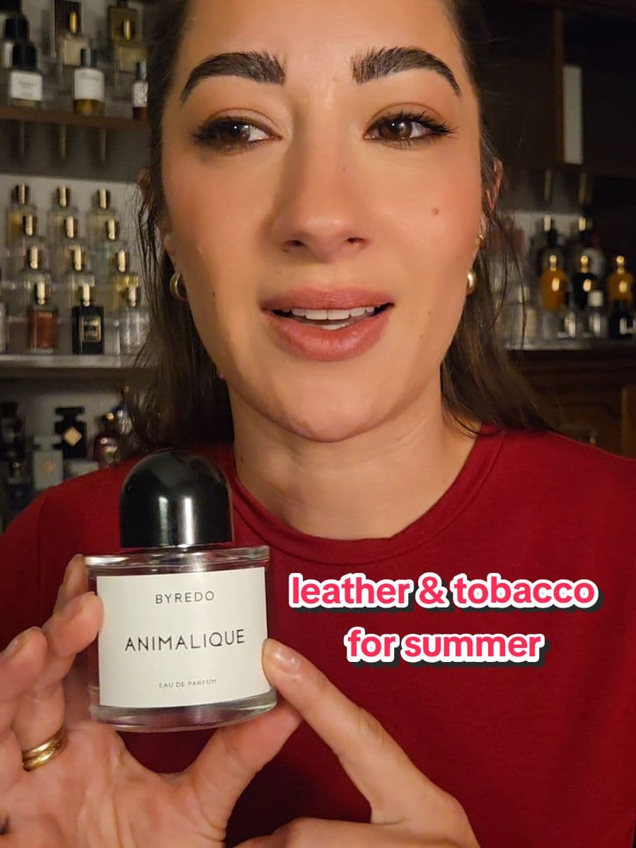 Today's scent is @BYREDO Animalique.  Powdery leathery floral. #animalique #perfumetok #smellgood 