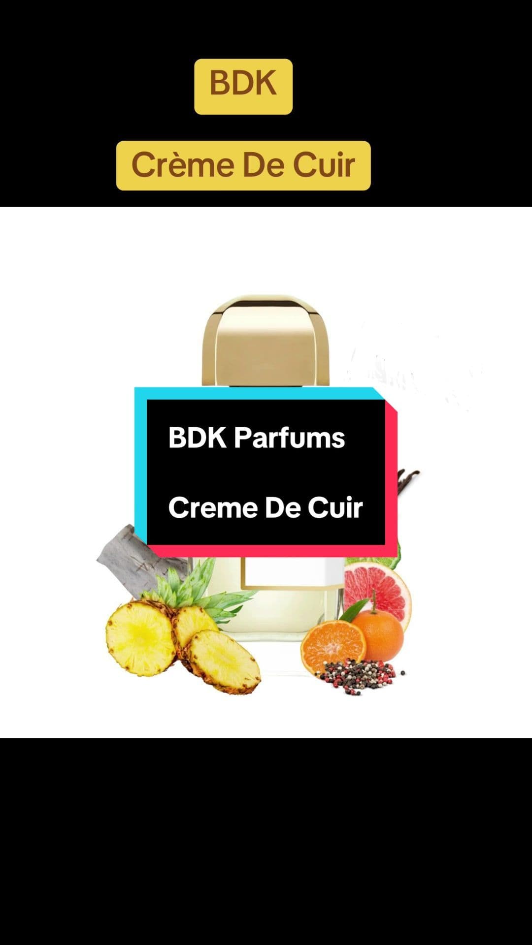 BDK Parfums  Crème De Cuir #parati #foryou #bdkparfums #cremedecuir  #perfume #fragrance #perfumetiktok #fragrancetiktok #perfumex10 