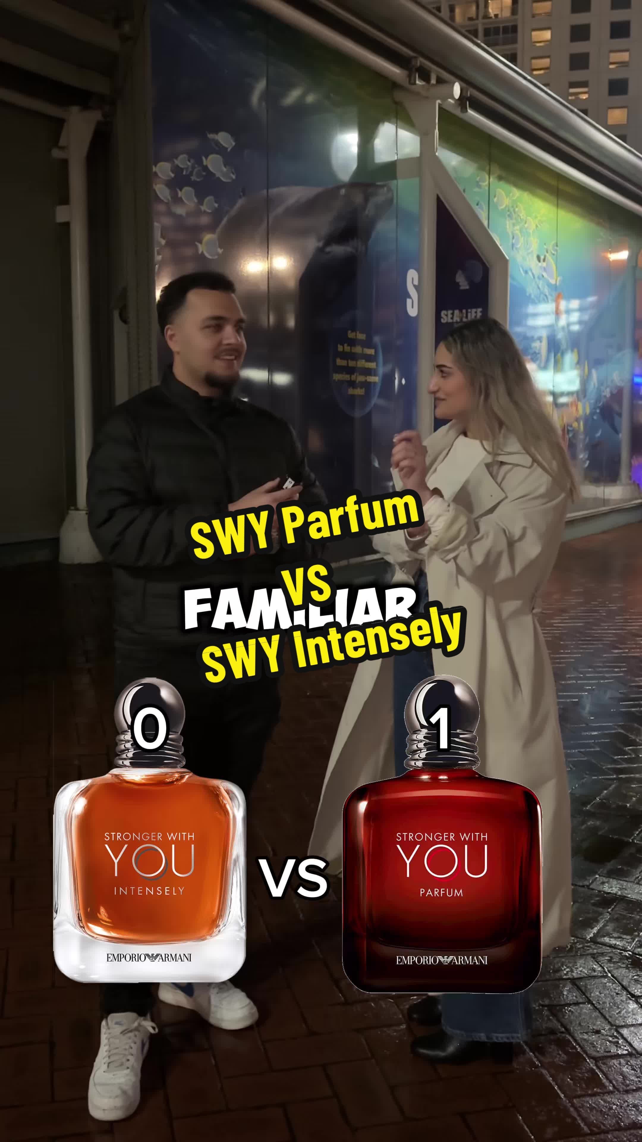 Stronger with you parfum vs  intensely #fragrancetok #mensperfume #colognes   