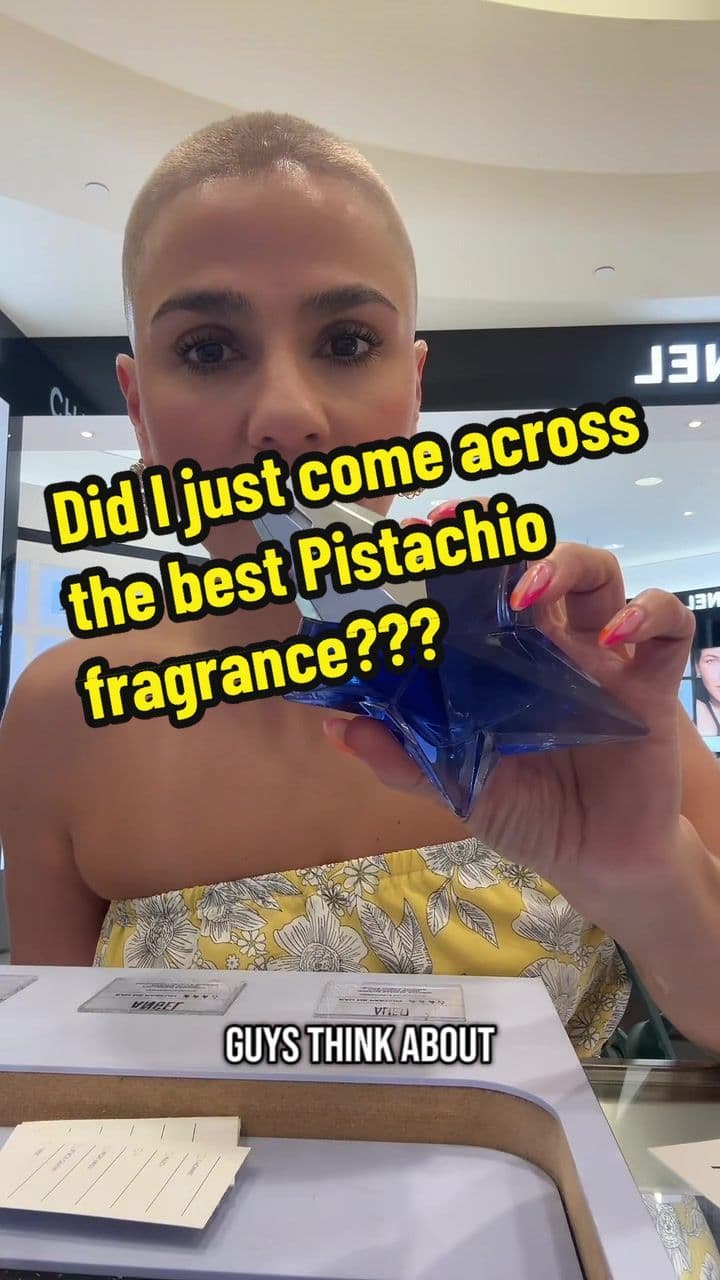 Just smelled Angel Steller by Mugler for the first time and THIS is the pistachio creaminess everyone else is missing. Rich, smooth, and absolutely delicious 🤤🌰✨ @Mugler @Dillard’s  #pistachio #tiktokfragrance #PerfumeReview #nichefragrances #fragrancecommunity 