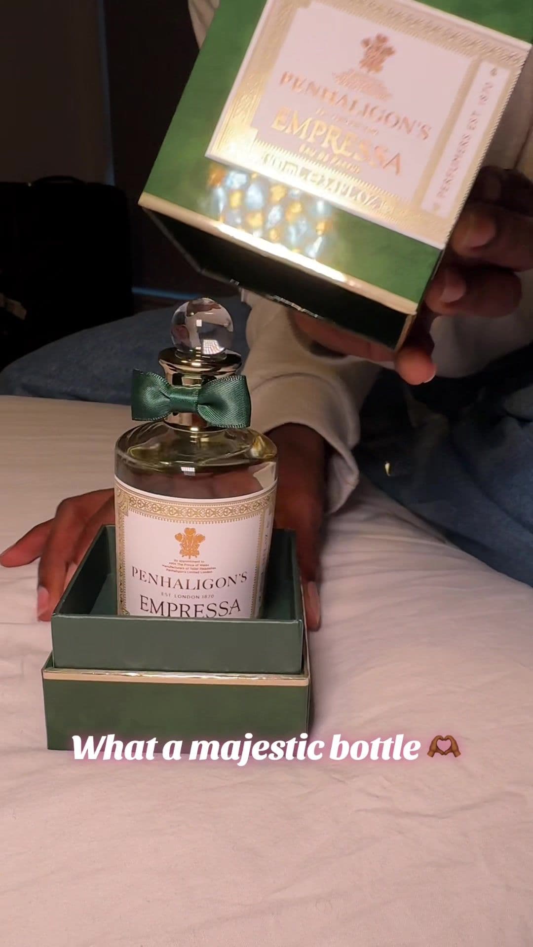 A crown you can’t see… but everyone can smell. 👑✨  Unboxing!!  If Daenerys Targaryen wore perfume… it would be this.   @Penhaligon’s  #Penhaligons #Empressa #PerfumeASMR #LuxuryPerfume #FragranceTok #fyp #foryou #softlife #vintage #nicheperfume #viral #tiktok #pov 