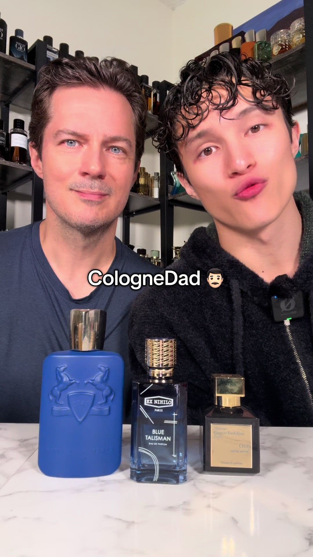My DAD Rates My Most Complimented Scents 👨🏻🥰 #fragrance #perfumetiktok #perfume #bluetalisman #oudsatinmood 