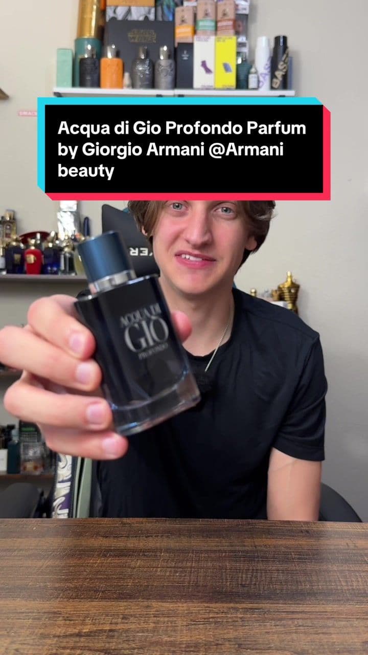 Acqua di Gio Profondo Parfum by Giorgio Armani @Armani beauty #fragranceknowledge 