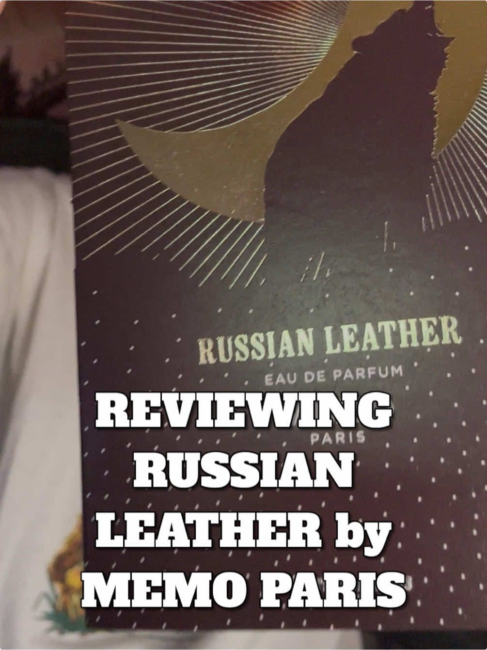 Reviewing Russian Leather by Memo Paris. A masculine fragrance that takes you on a journey through a forest.  #colognetiktok #memoparis #fragrancereview #fragrancetiktok #fragrancesformen 