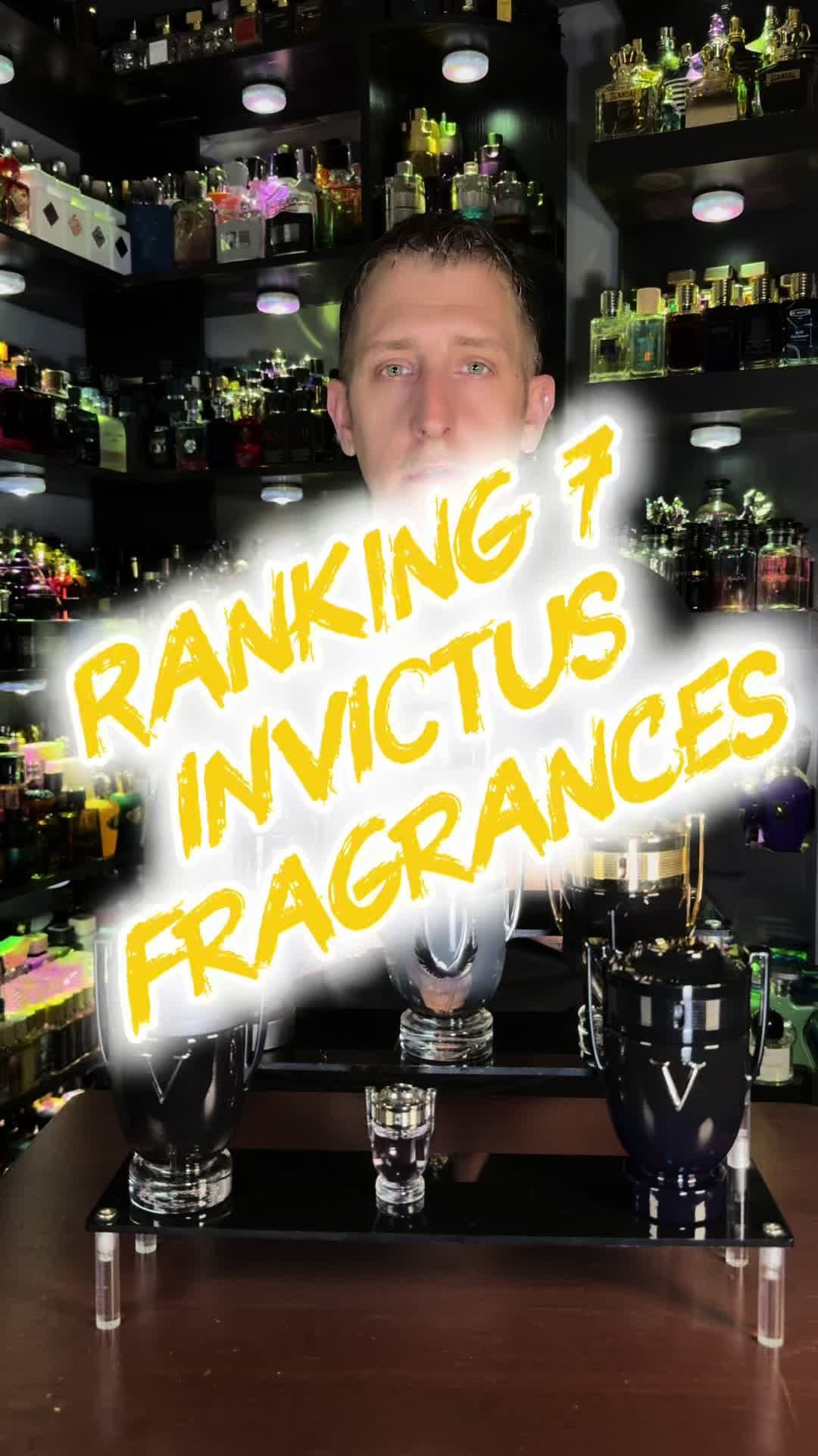Ranking 7 Invictus Fragrances #invictus #fragrances #fyp #fragrancetok #cologne 