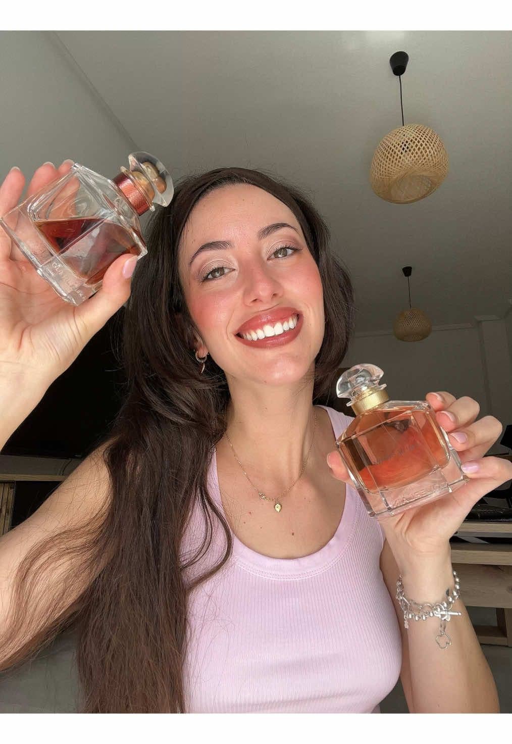 ¿Mon Guerlain o Mon Guerlain Intense? 💜 El primero es mi imprescindible del día a día, y el Intense lo guardo para momentos más especiales. ¿Con cuál te quedarías tú? • • #perfumes #perfumecollection #perfumetiktok #perfumetok #paratiiiiiiiiiiiiiiiiiiiiiiiiiiiiiii 