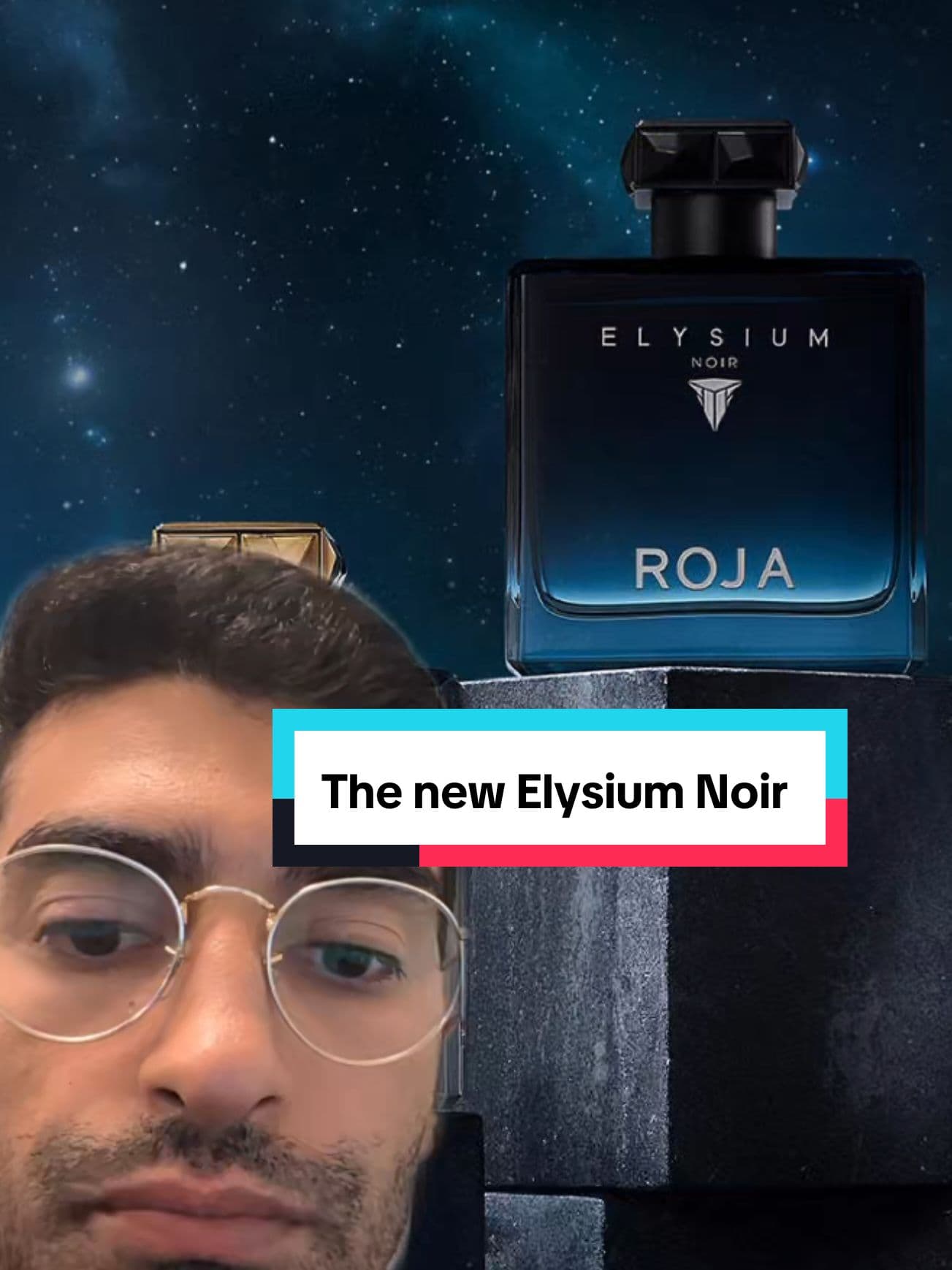 The new roja Elysium Noir : Based on what Roja published, the new Elysium Noir has me really excited. It takes the fresh, uplifting DNA of the original and gives it a darker, more seductive twist. The opening shines with citrus, lavender, and geranium, before moving into a heart of rose and juicy blackberry that adds richness and depth. The base is all about leather, warm woods, and aromatic touches, giving it a smoky, powerful character. Even the bottle, fading from deep black into blue, looks stunning—this is Elysium stepping boldly into the night.  #roja #rojaelysium #elysiumnoir 