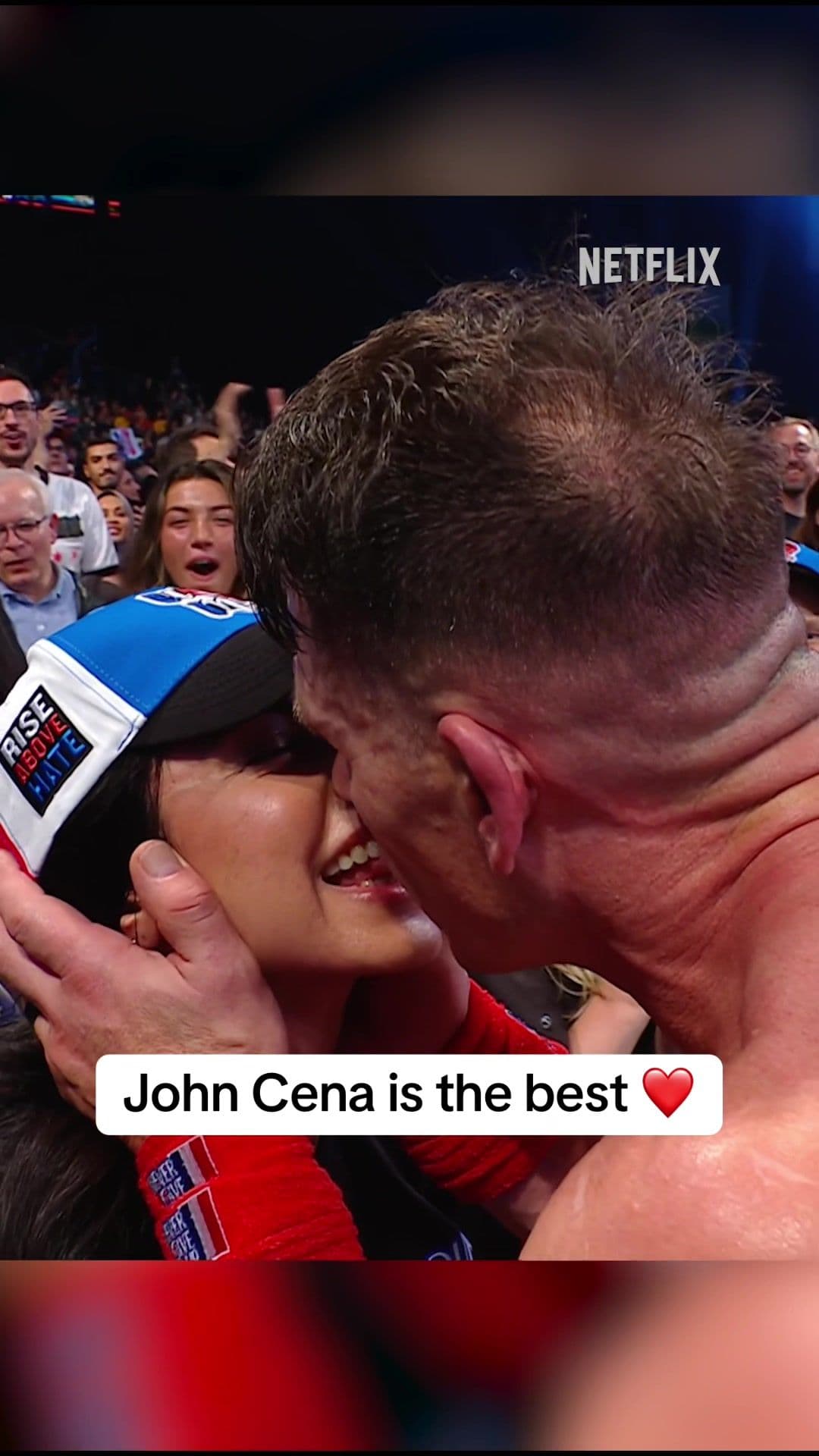 John Cena is a legend for this ❤️ #WWE #WWEonNetflix #WWEClash