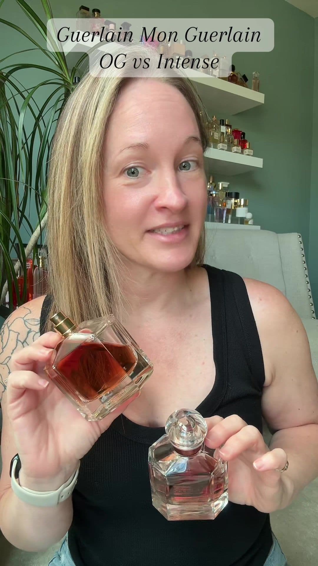 Fragrance Review: Guerlain Mon Guerlain original vs intense. These are the best spicy vanilla fragrances for women. #fragrancereview #perfumereview #fragrance #perfume #vanilla @Guerlain 