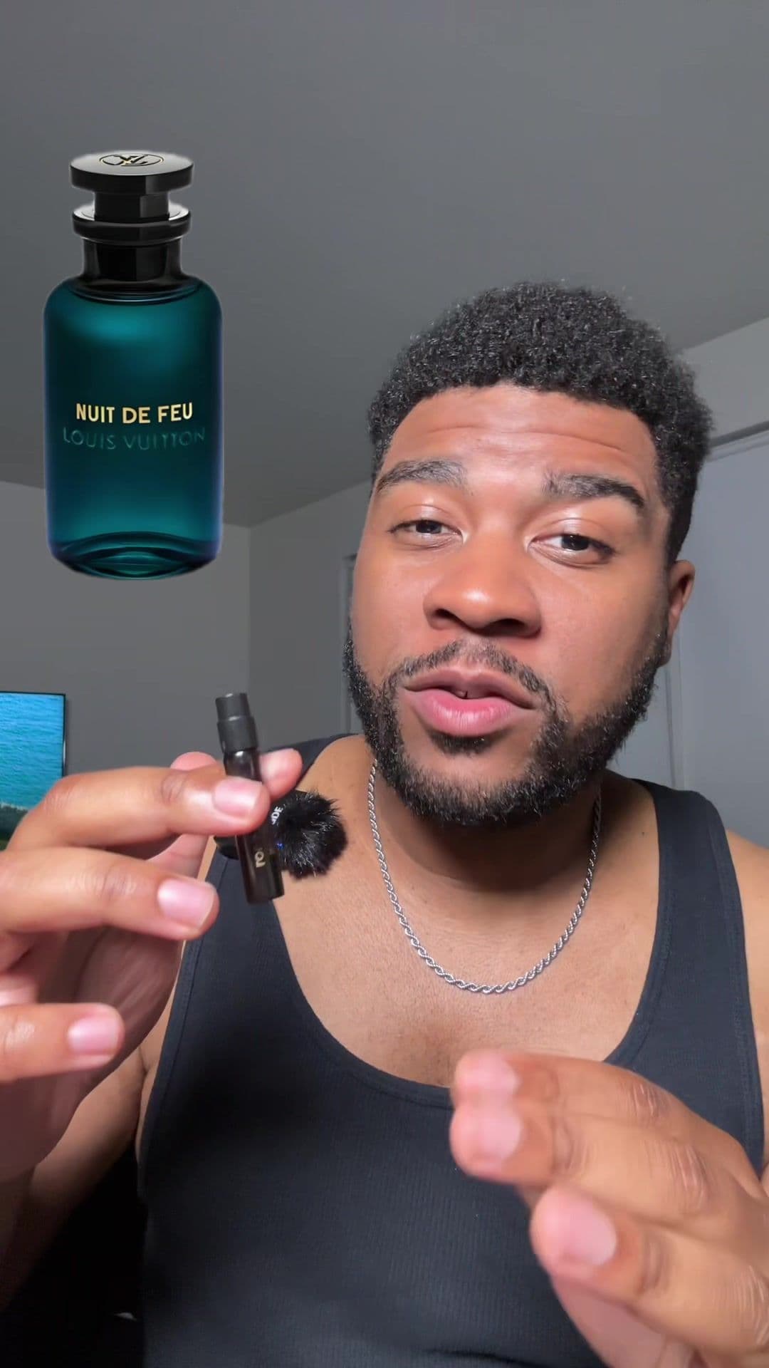 Louis Vuitton- Nuit De Feu: your skin will always let you know if a fragrance is for you or not. And this isn’t for me. Sigh. #fragrancetiktok #louisvuitton #fyp #fragrancereview #perfume 