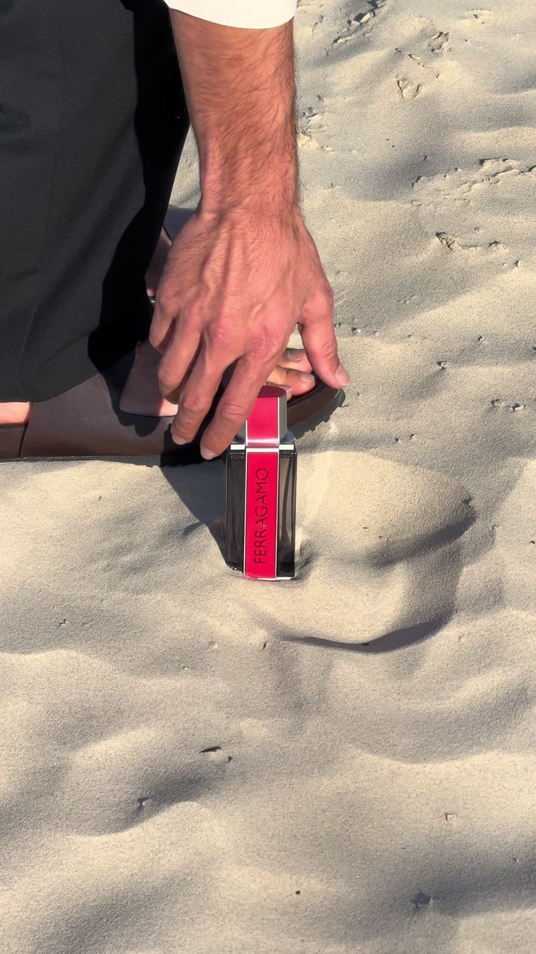 my calm place among the rigours of life. I go here to remind myself that confidently moving toward and remaining perfectly still, are equally important. Explore @ferragamo red leather for Father’s Day at @davidjones ad