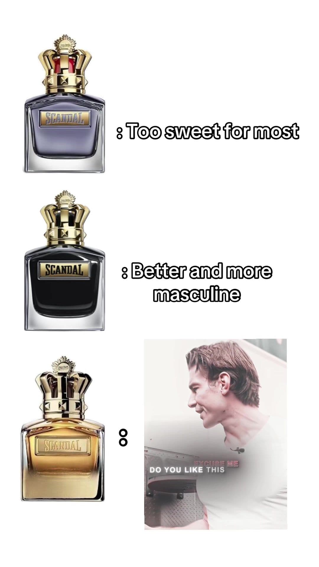 Best scandal in the whole line🔥🍦#fragrancetok #fragrancetiktok #fragrancesformen #jeanpaulgaultier #jpgscandal 