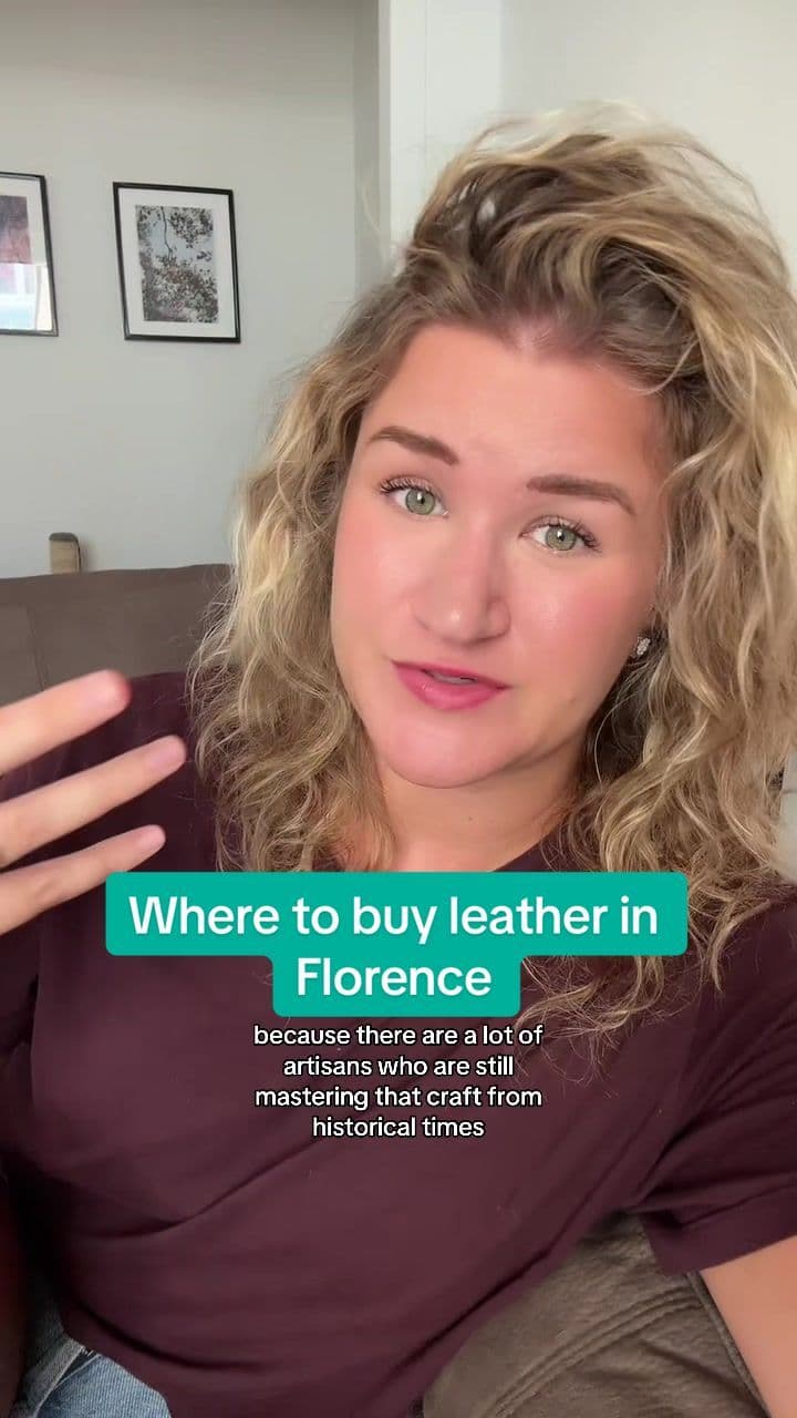 Where to buy quality leather in Florence 🫶🏻 forgot to include but honorable mention to Infinity Leather as well! #florence #firenze  #italianleather 