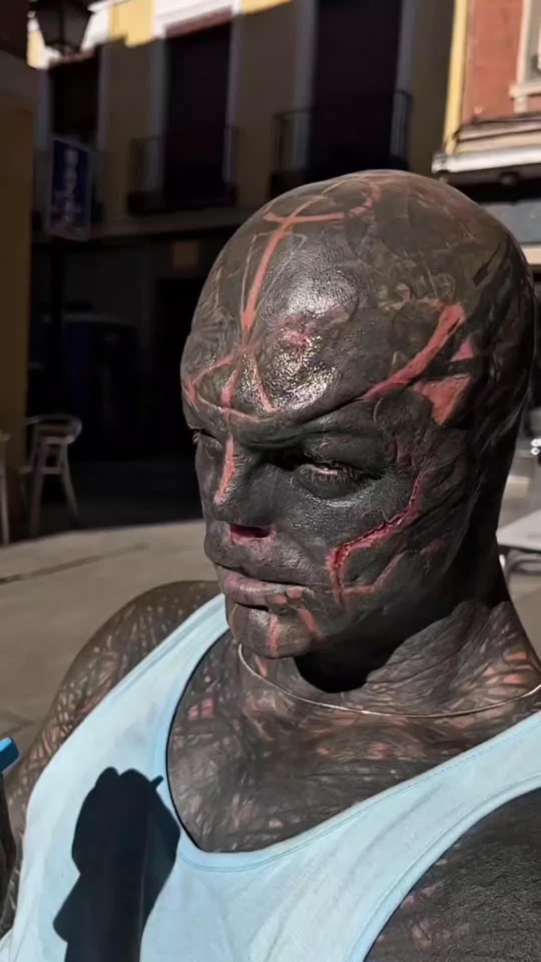 Black Alien, the man who has pushed all the limits of the human body.  #fypシ゚viral #fyp #tendance #business #fyppppppppppppppppppppppp #america #likes 