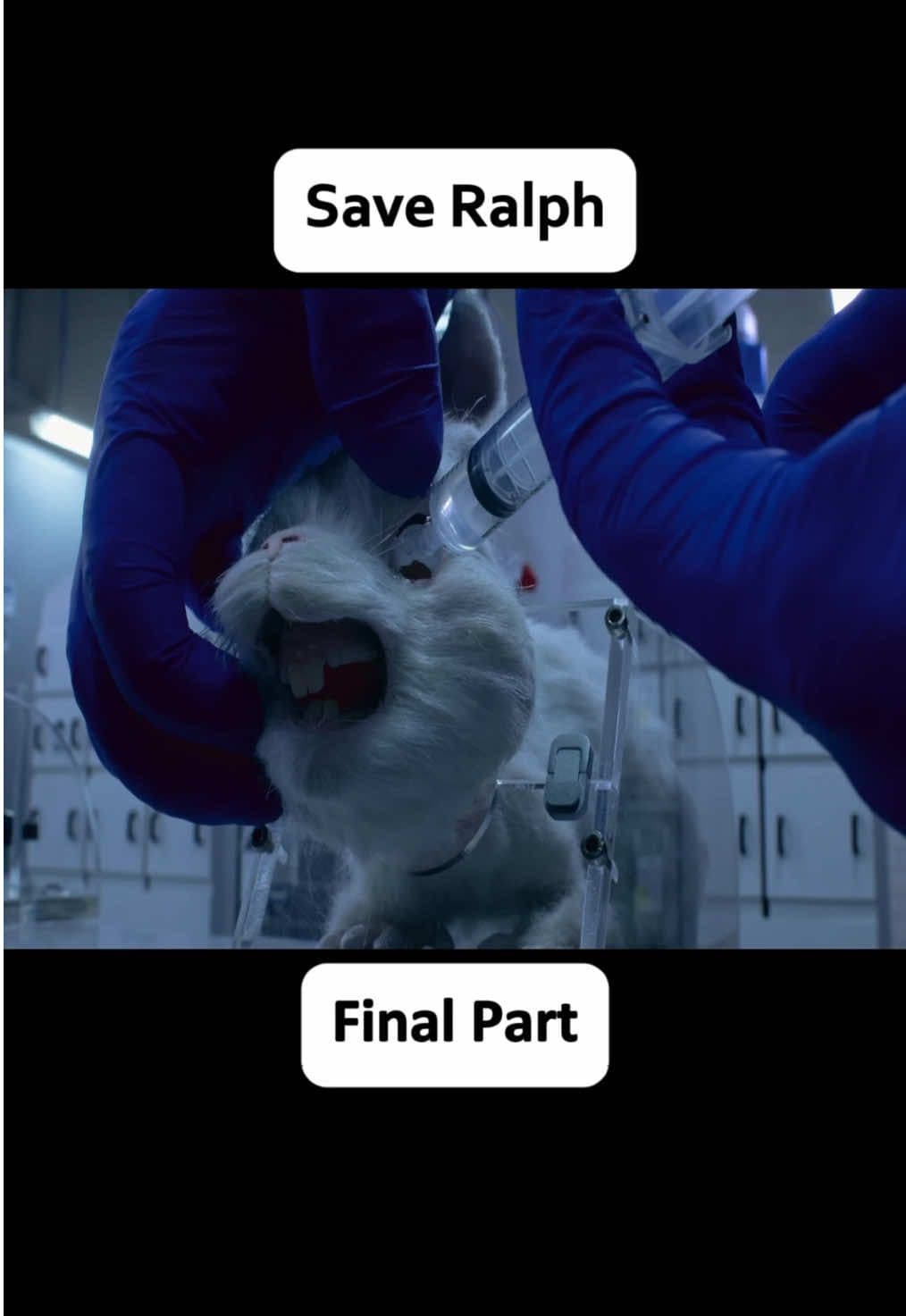 SAVE RALPH is a powerful stop-animation short film featuring Oscar winner Taika Waititi as the voice of Ralph, who is being interviewed for a documentary as he goes through his daily routine as a "tester" in a lab Final Part Posted by Humane world for Animals full video there YouTube channel #saveralph #animation #horror #viral #fyp 