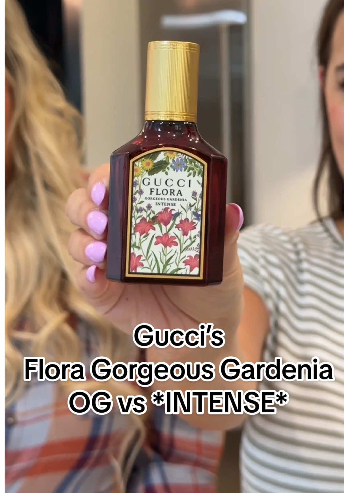 We might prefer the OG Gucci Flora Gardenia rather than the Intense 🫣 #gucciperfume #floragardenia #intense #perfumetok 