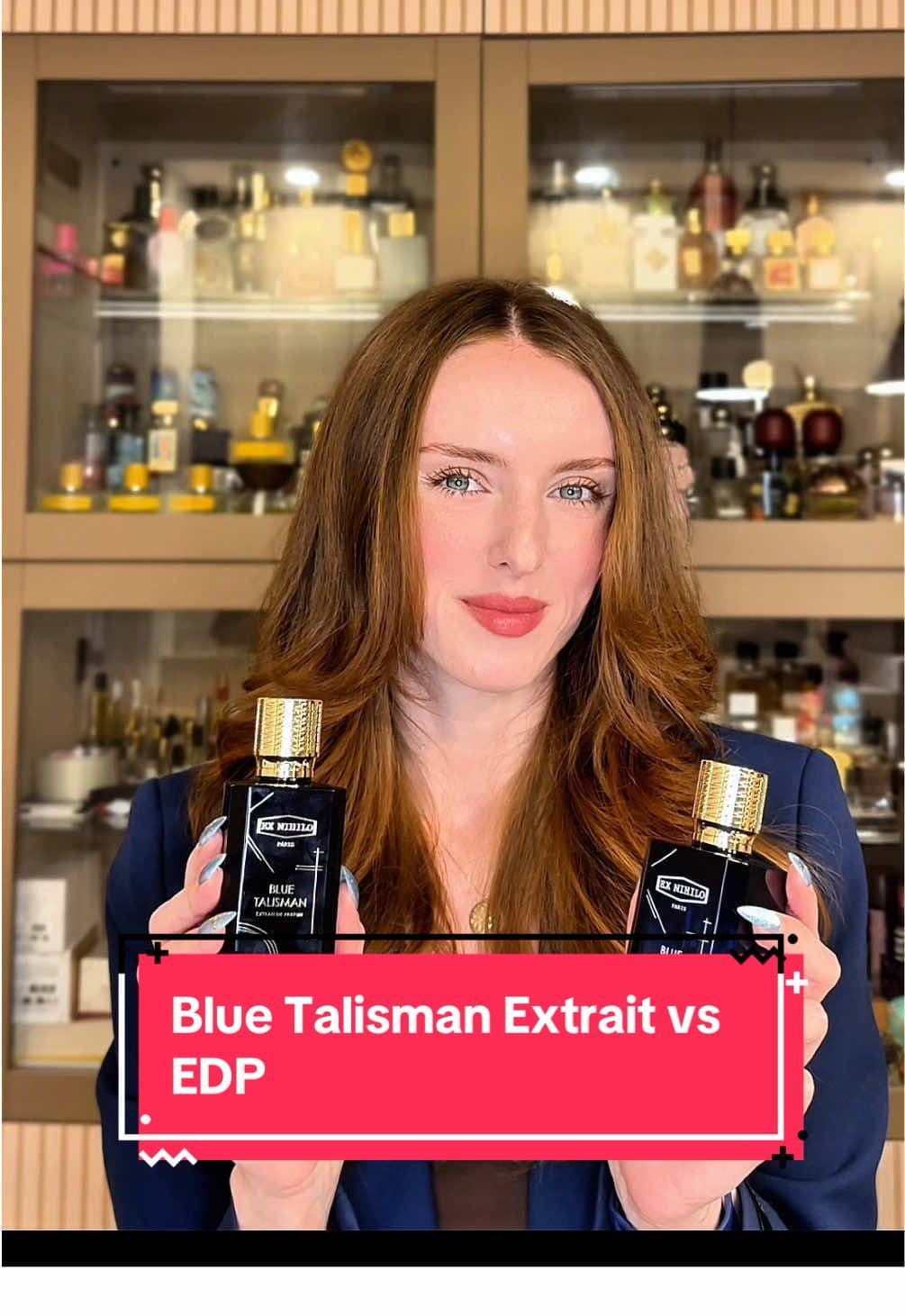 Riddle solved! At least for me. Blue Talisman Extrait vs EDP. Comparing the two versions of Blue Talisman by @exnihiloparis . In-depth review. #bluetalismanextrait #bluetalisman #exnihilo #perfumetiktok #fragrancetiktok 