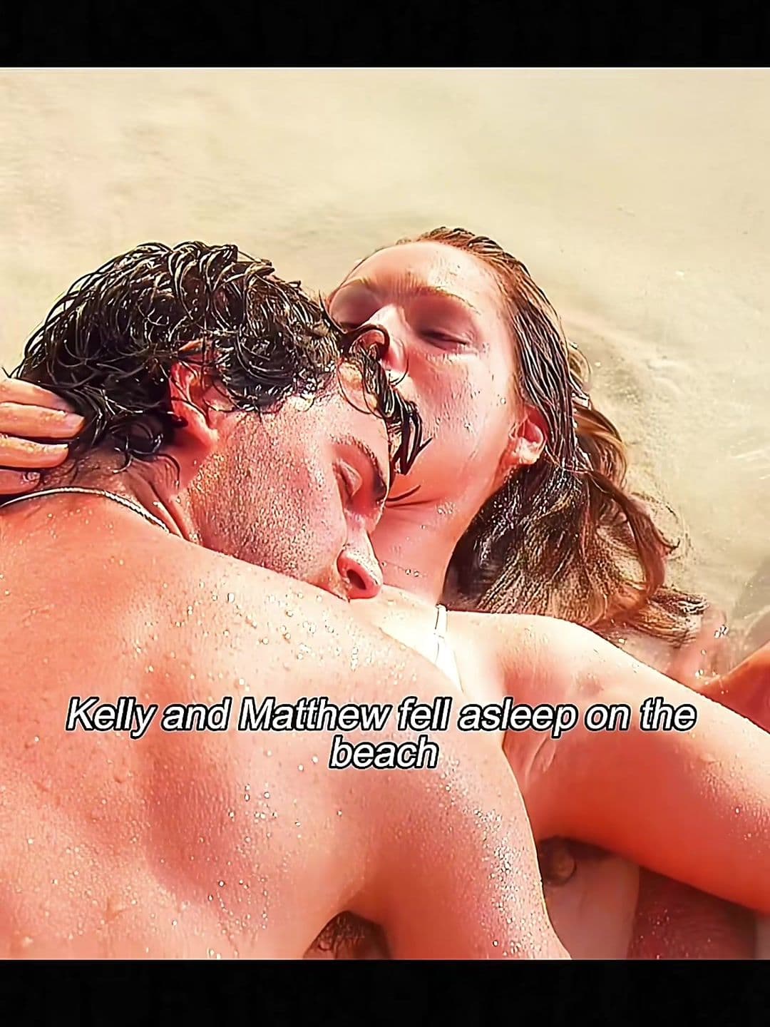 After swimming,Kelly and Matthew fell asleep on the beach#foryou #movie #film #fypシ #usa🇺🇸 #tiktok 