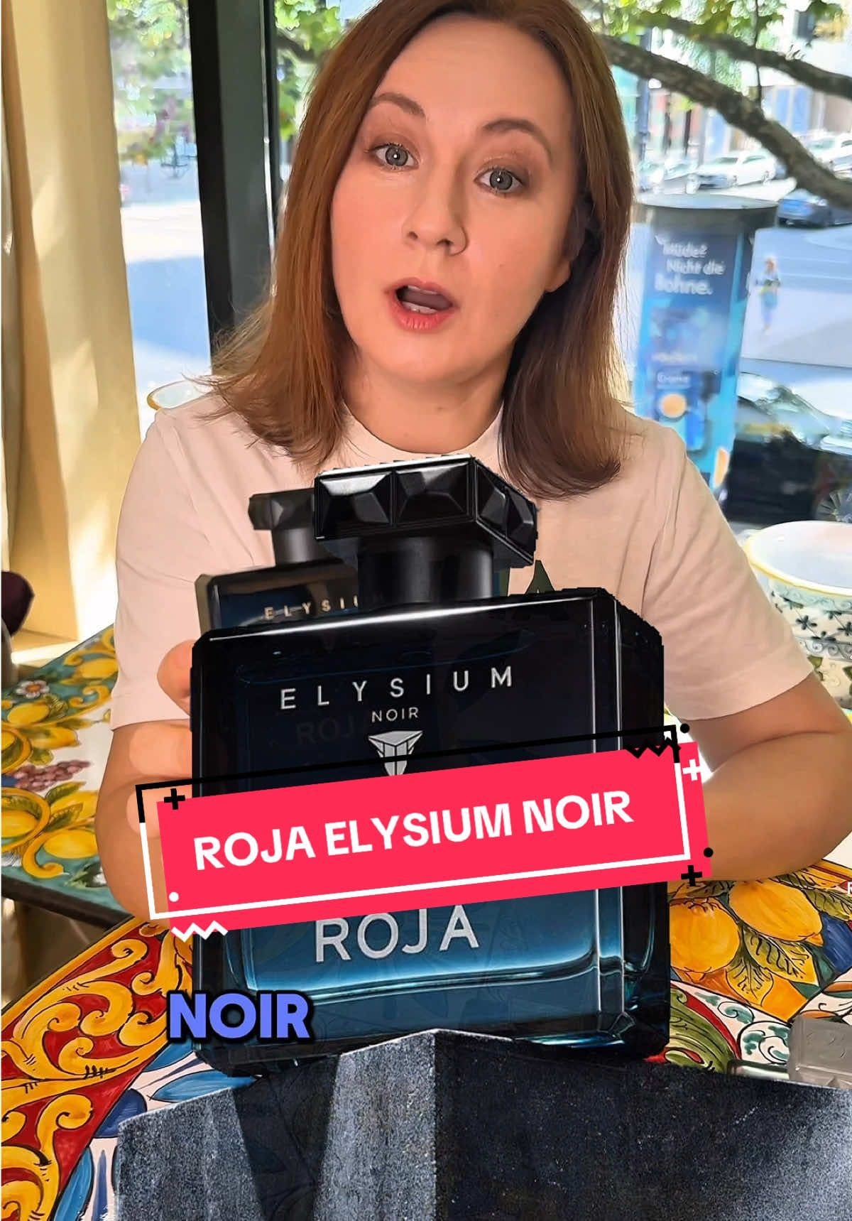 Noir or not Noir? My answer: Roja Elysium Noir is not really Noir, but a fine fragrance nevertheless. @ROJA London @Nobilisgroup #perfumetiktok #fragrancetiktok #perfumetok #fragrances #rojadove 