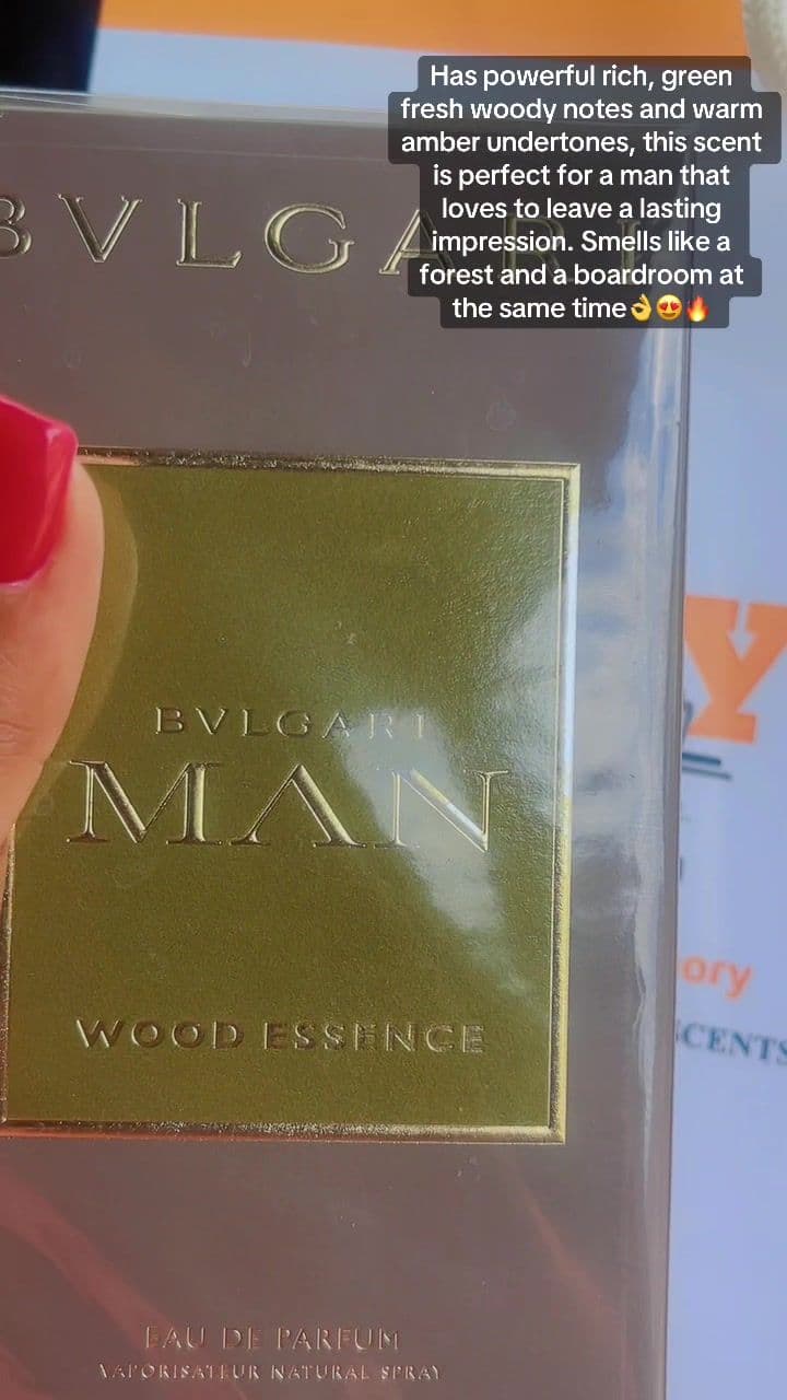 BVLGARI Man Wood Essence💥 ✨Is a fragrance with a cool and woody scent, masculine and elegant. This perfume is one of the best perfumes of Bulgarian perfumery brand and, due to its cool scent, it is more suitable for all the seasons…#bvlgariwoodessence #fyp #goviral #smellsgood #perfumetiktok 