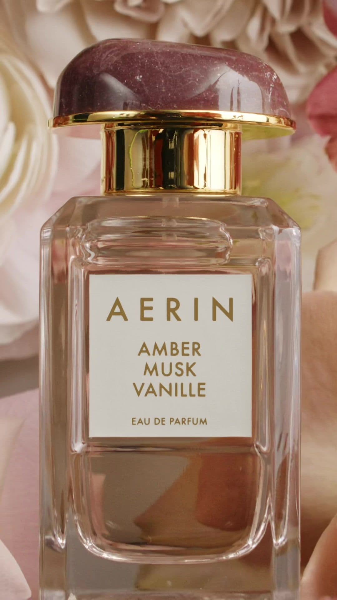 A little amber, a little musk, a little vanilla… and a lot of AERIN. Meet our newest obsession: Amber Musk Vanille. 💭🌙 #AERIN #AerinBeauty #AerinLauder
