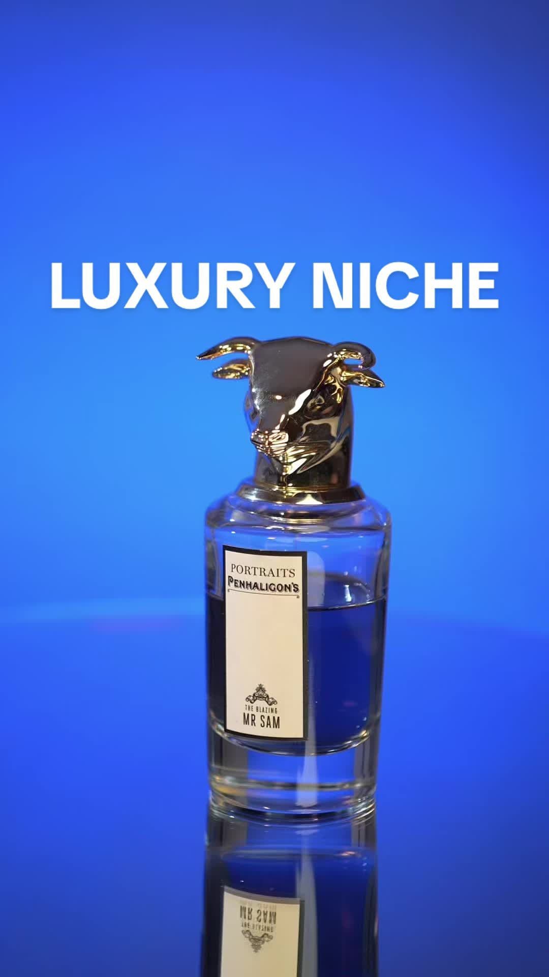 Penhaligon's -The Blazing Mr Sam 🐂 One of the most slept-on perfumes in my collection 👀  It’s giving Dior Sauvage freshness but with that cozy spicy-sweet vibe that just hits different in cold weather. And if the sweetness is a little too much for you, grab Penhaligon’s Halfeti instead. Same energy, just way woodier 🪵 @Penhaligon’s @obsentum  #penhaligons #mrsam #nichefragrance #sweetperfume #bestperfumes 