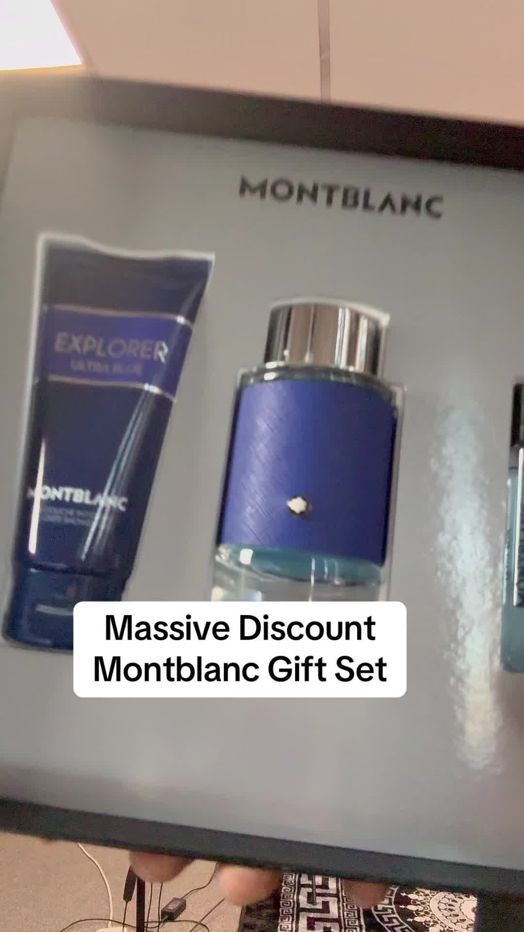 Montblanc Explorer Ultra Blue Discount Deal #montblanc #mensfragrance #tiktokmademebuyit 