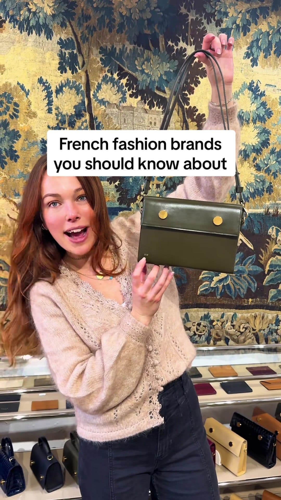 This is their only location in Europe! They use leather from the same Tenerife as Dior and Hermes, so the quality is amazinggg. They only make 500 of each bag, and then they retire the style forever.   Follow for more hidden gems in Paris 💌 #parisshopping where to shop in Paris #frenchbrands 