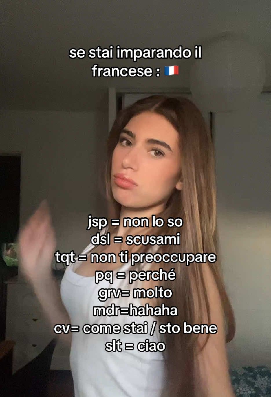 abbreviazioni utili se stai imparando il francese🇫🇷 #pertee #francese #imparareilfrancese #vocabolariofrancese #poliglotta 