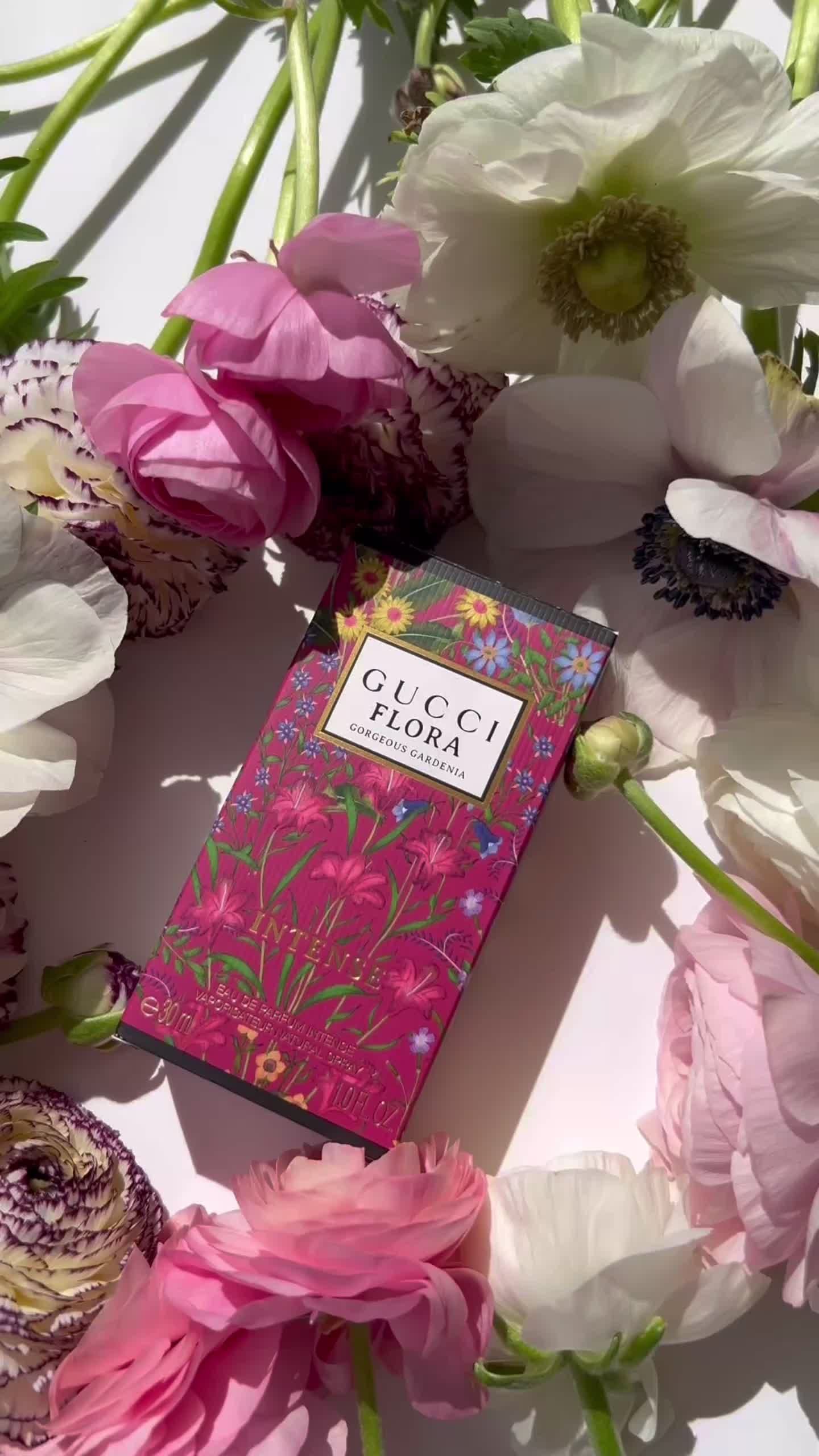Experience moments of unforgettable bliss with Gucci Flora Gorgeous Gardenia Eau de Parfum Intense 🌺 Wrapped in a vibrant fuchsia bottle with the iconic Flora pattern, this perfume doesn’t just smell amazing - it looks stunning too. 🌸 Top notes: Mandarin Essence 🌸 Heart notes: Gardenia Accord, Hedione 🌸 Base notes: Sandalwood Essence Shop your next fragrance online and in-store.
