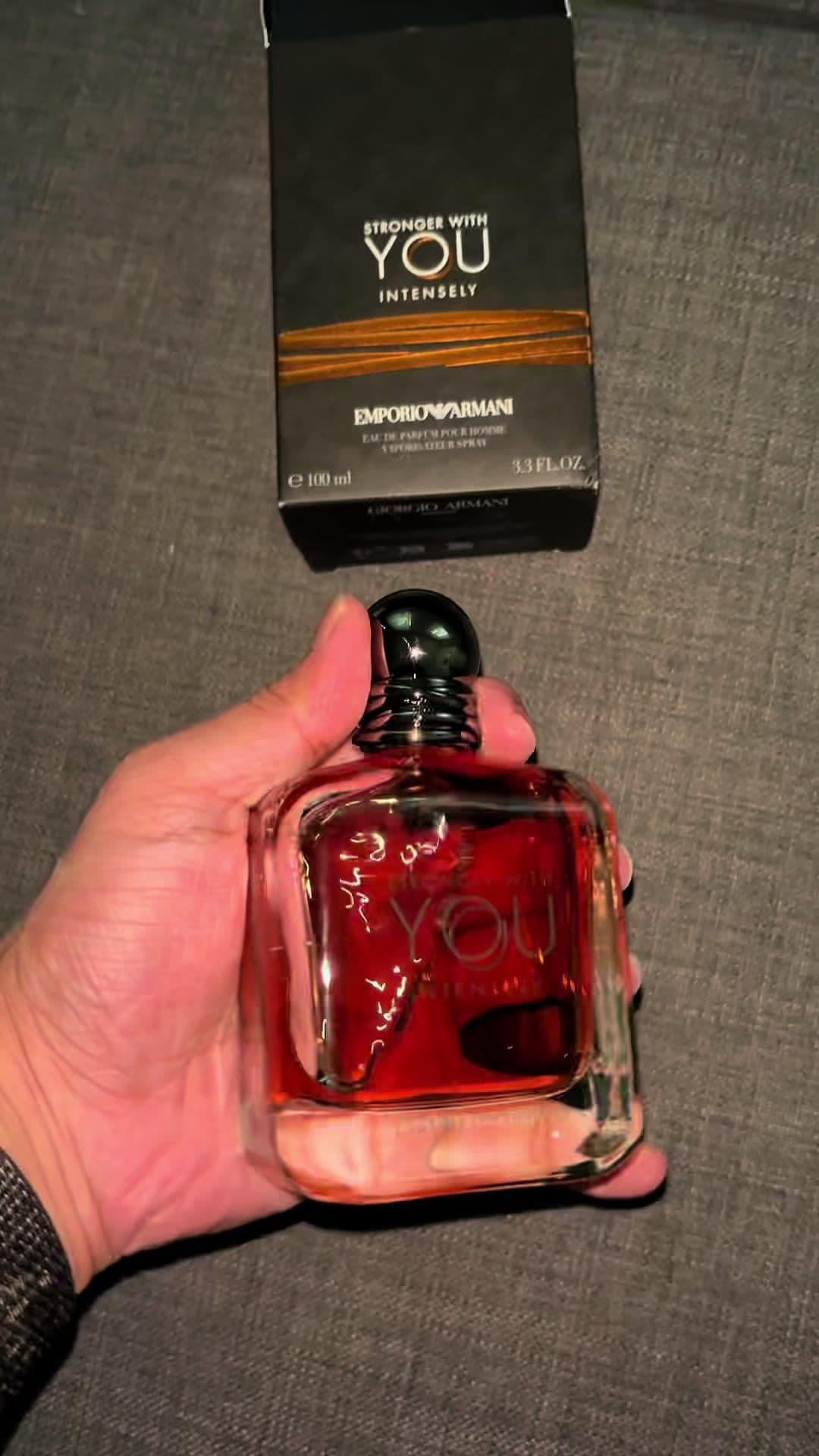 Swy Intensely 🔥 #strongerwithyouintensely #armani #cologne #fragrance #fragrancetiktok @Armani beauty 