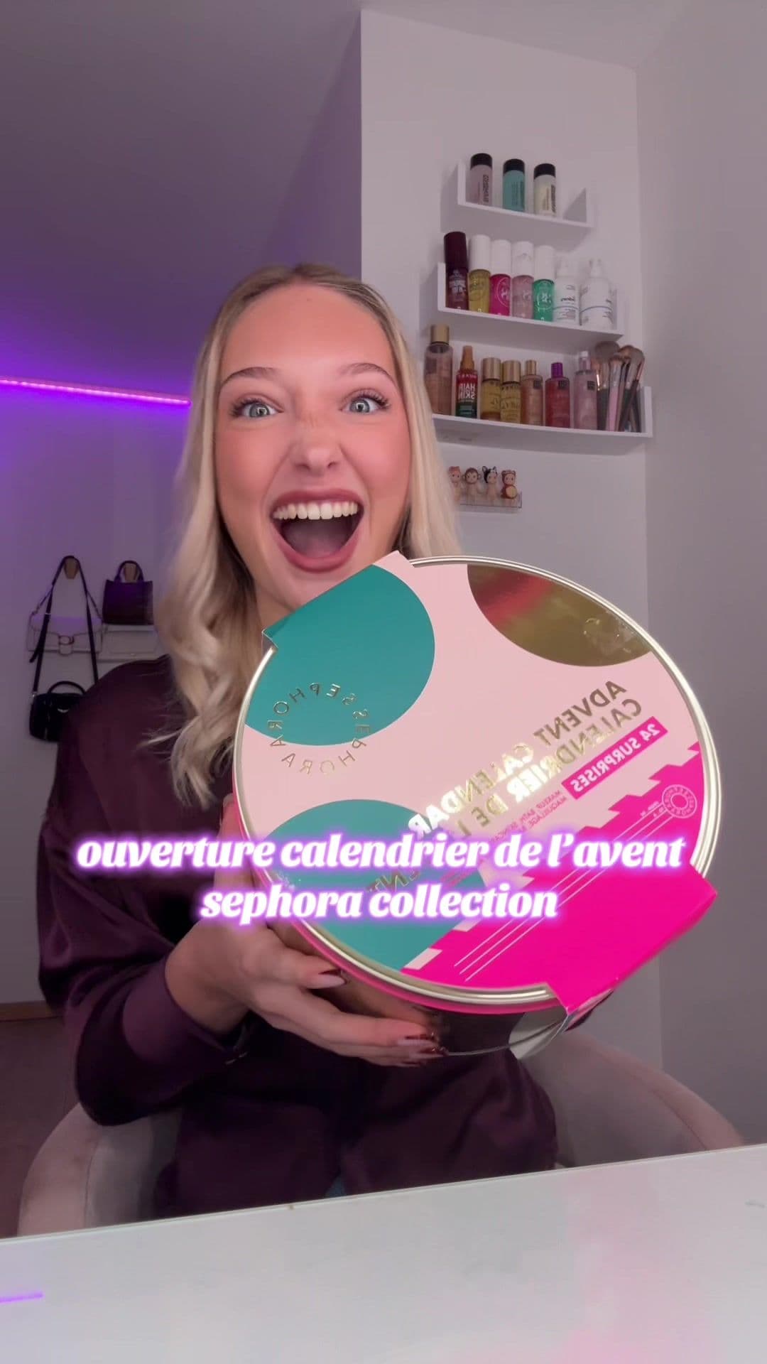 ouverture calendrier de l’avent sephora collection 🙀🥰 #pourtoi #makeup #calendrierdelavent #fyp  @SEPHORA @Sephora Collection 0fferts