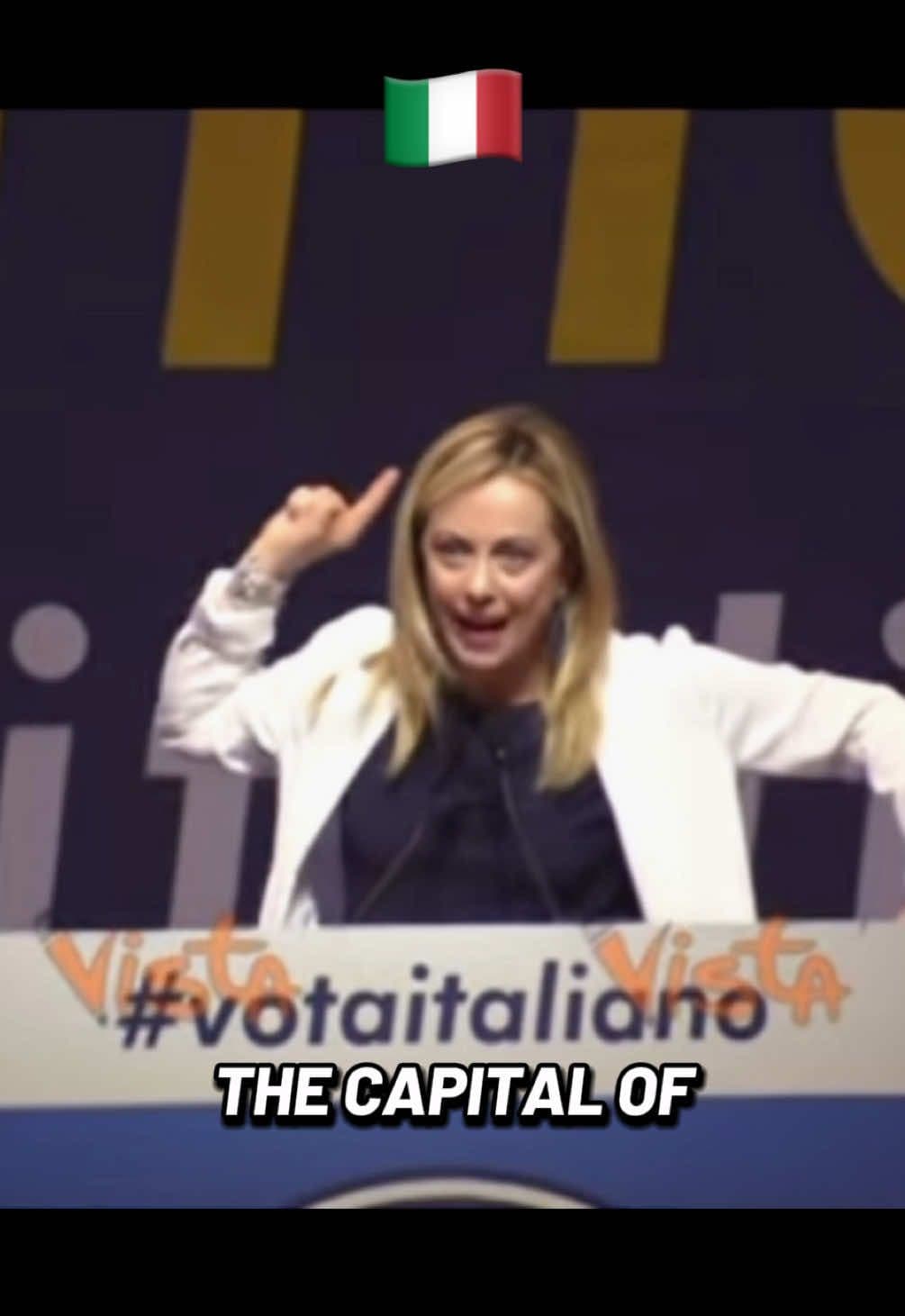 La capitale d’Italia è Roma🇮🇹🇮🇹🇮🇹 #giorgiameloni #roma #perte