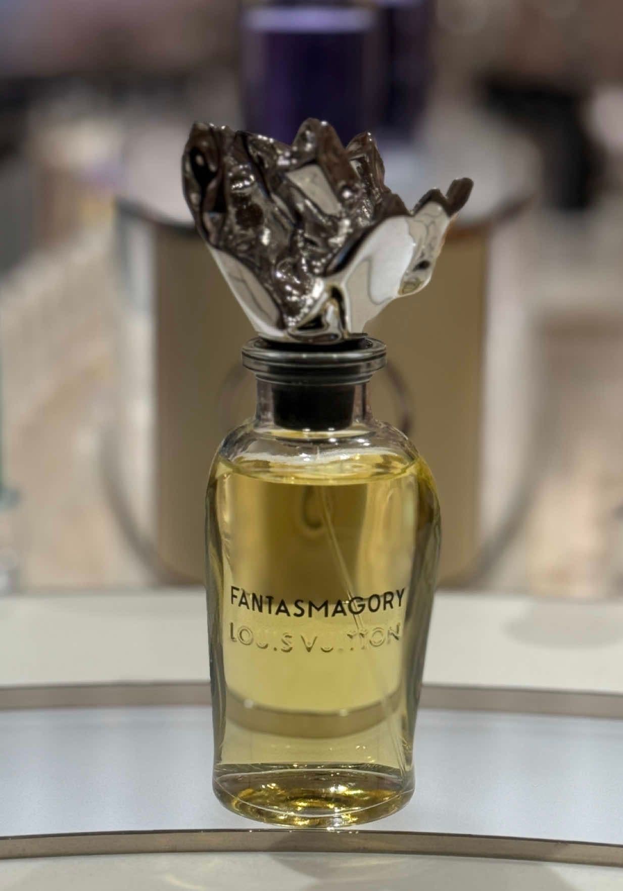 The new Louis Vuitton, Fantasmagory, found us as soon as we got here.  She’s gingery warm upscale vanilla, and she came home with us. @Daniel René #perfumetiktok #louisvuitton #fantasmagory #fragrance 