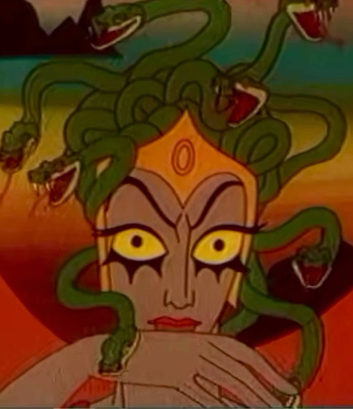 A clip from "Perseus (Персей)" (1973), directed by Alexandra Snezhko-Blotskaya at Soyuzmultfilm. A Soviet retelling of the Greek myth, where Perseus sets out to claim the head of Medusa, guided by Hermes and fated to confront what no mortal should see. #animation #sovietanimation #perseus #soyuzmultfilm #greekmythology 