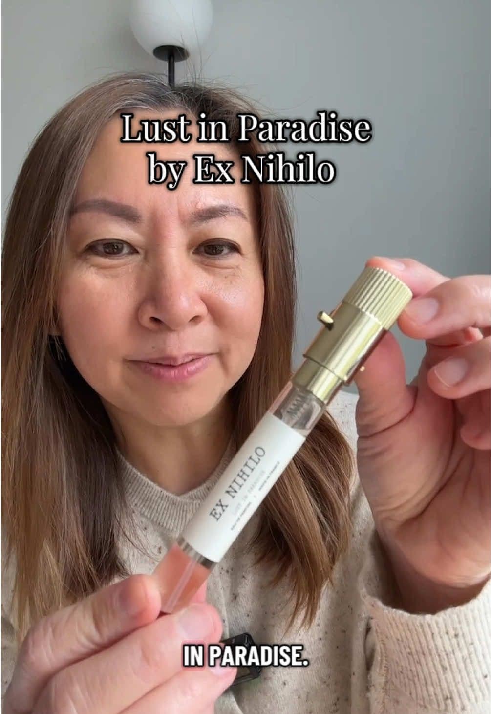 LUST IN PARADISE 🌸🐚 • Lust in Paradise by @exnihiloparis is a tender and soft pink floral fragrance that feels so chic. It’s an ode to the Peony, projecting it as a sparkly fresh flower that smells super clean and bright.  •  Top: Pink Pepper Heart: Peony, Lychee Base: White Cedar, Musk, Amber • Perfumer: Louise Turner My Score: 9.4/10 . . #exnihilo #nicheperfume #perfumereview #perfumetok #fyp 