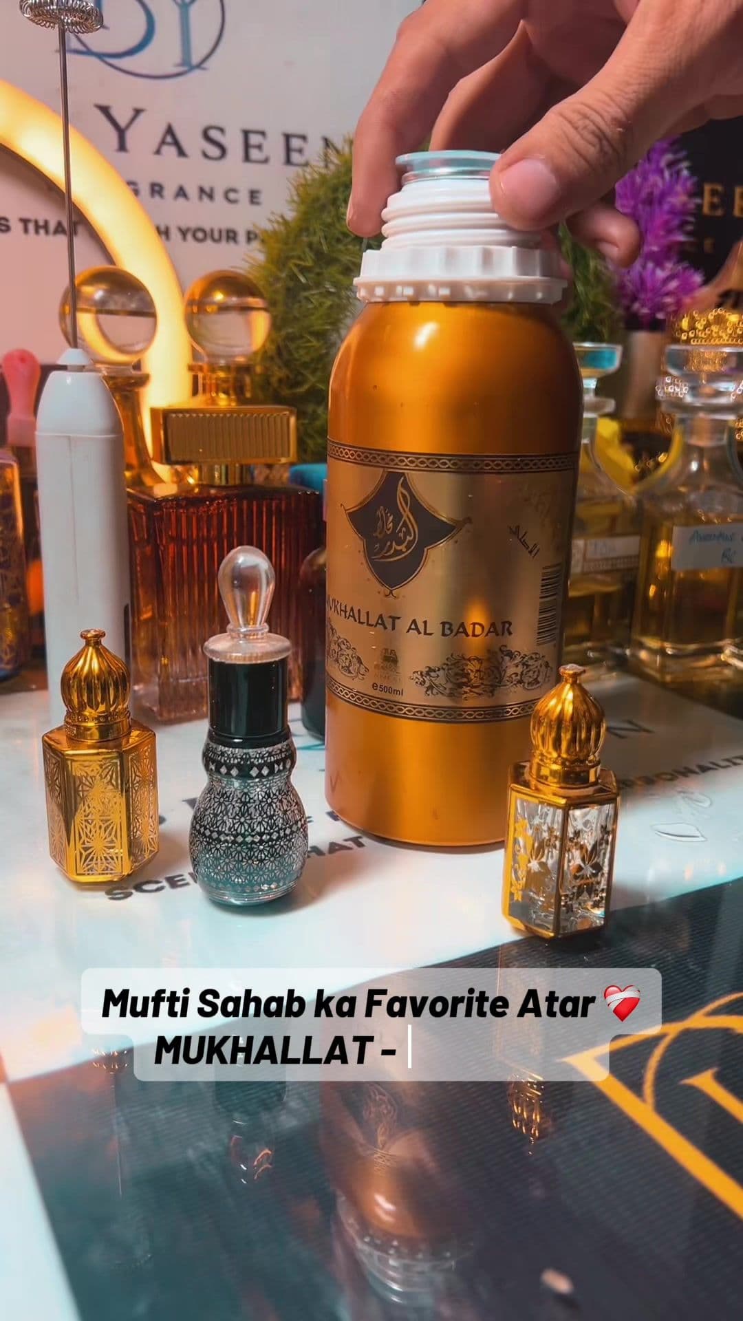 Mukhallat - TRENDING AND FAVORITE ATTAR OF MUFTI Tariq Masood Sahab . #creatorsearchinsights #foryoupage #perfumerecommendations #perfumetiktok 