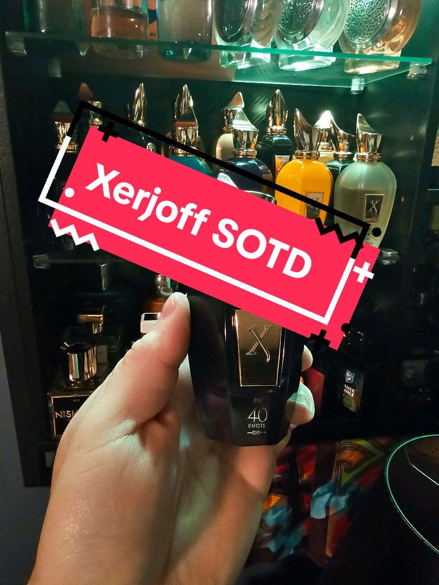Work Scent of the Day!  Xerjoff 40 Knots, super underrated banger from Xerjoff.  Woody, Salty, Green.......done so perfect.   #SOTD  #fragrance  #fragrancetiktok  #smellgood  #group786  @XERJOFF  @XERJOFF…that’s Amore!🇮🇹 